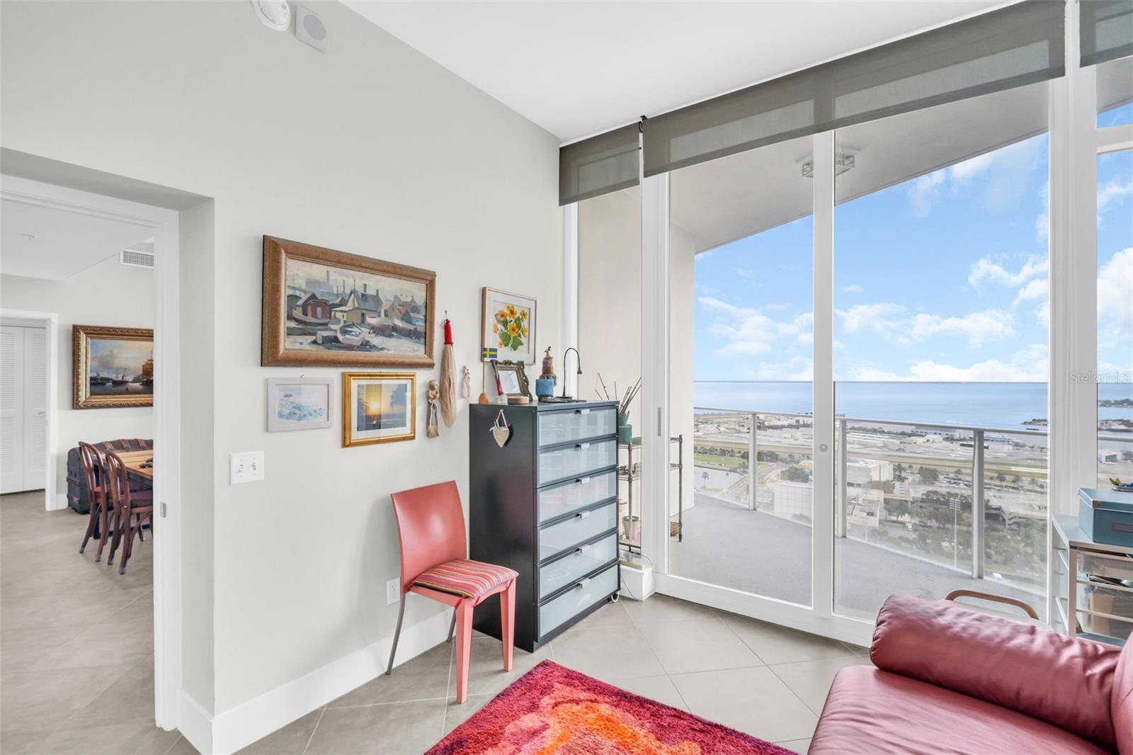 Guest Bedroom with private balcony access