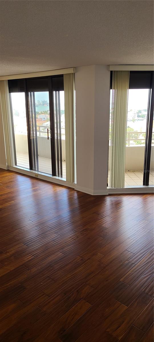 Balcony View from Living room of wraparound balcony