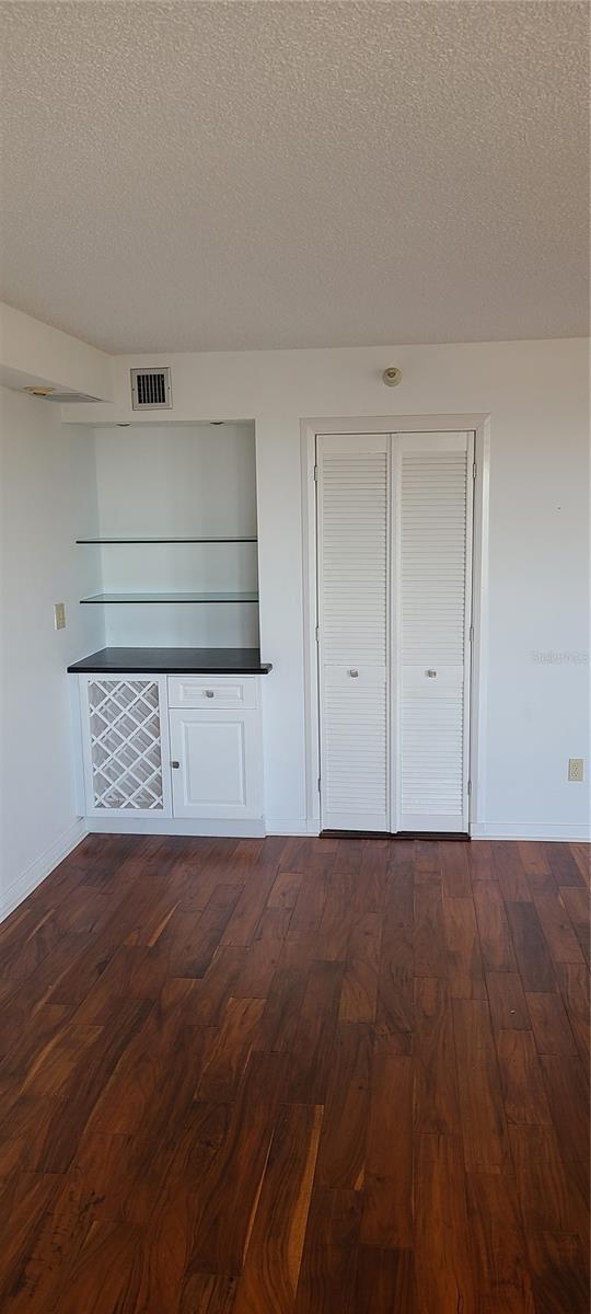 Cocktail bar off of living room