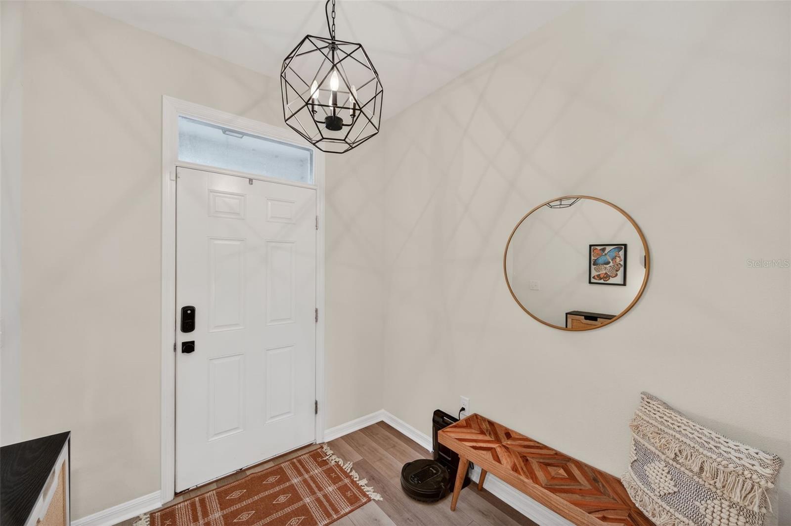 Front door and foyer