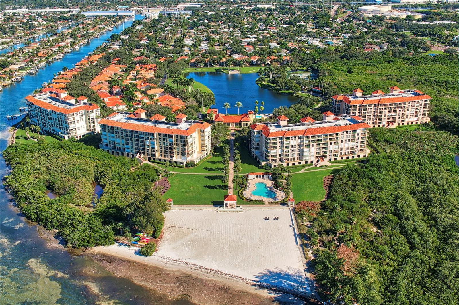 View of Community and Private Beach