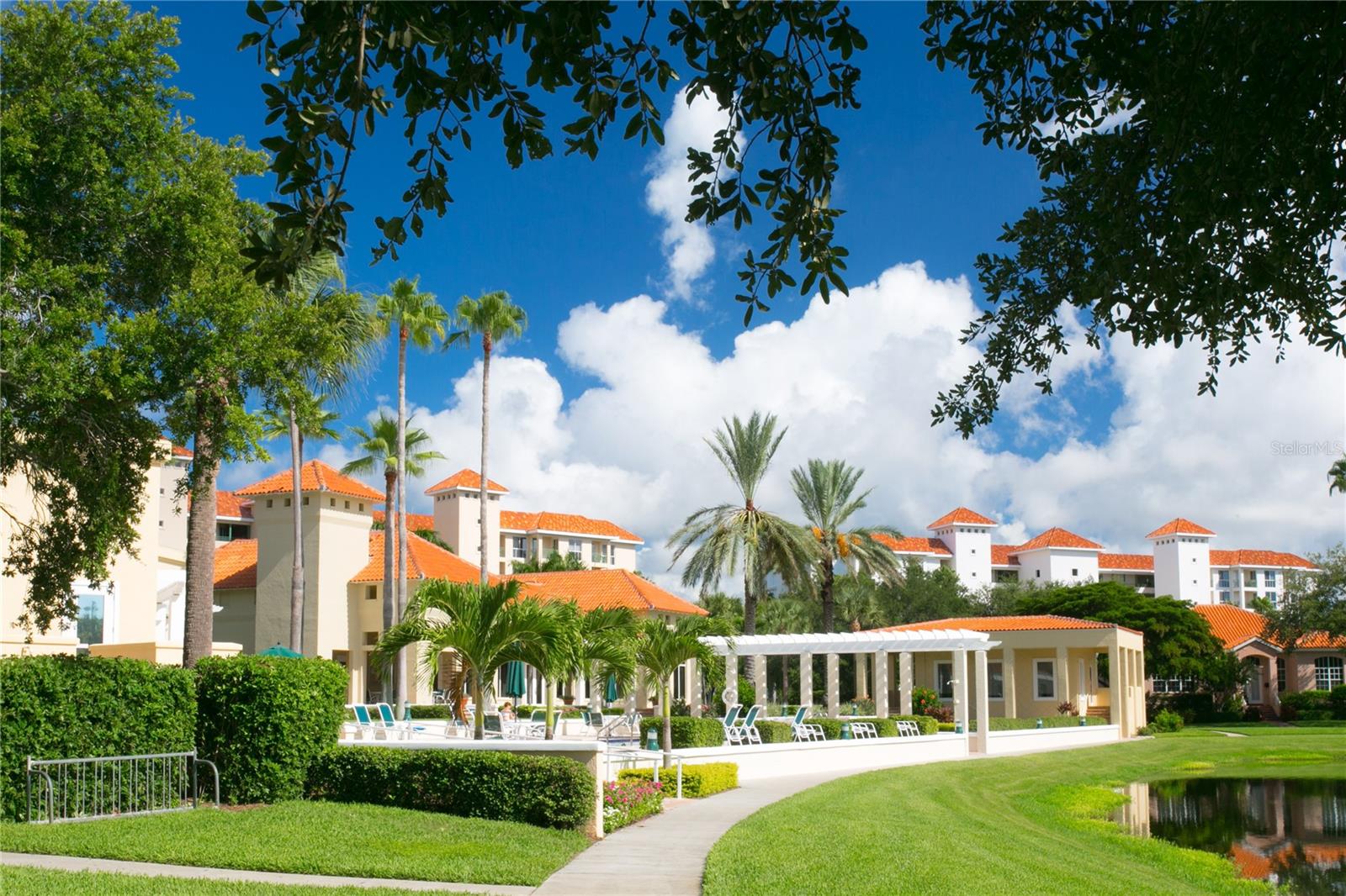 Lake Walkway to Community Center