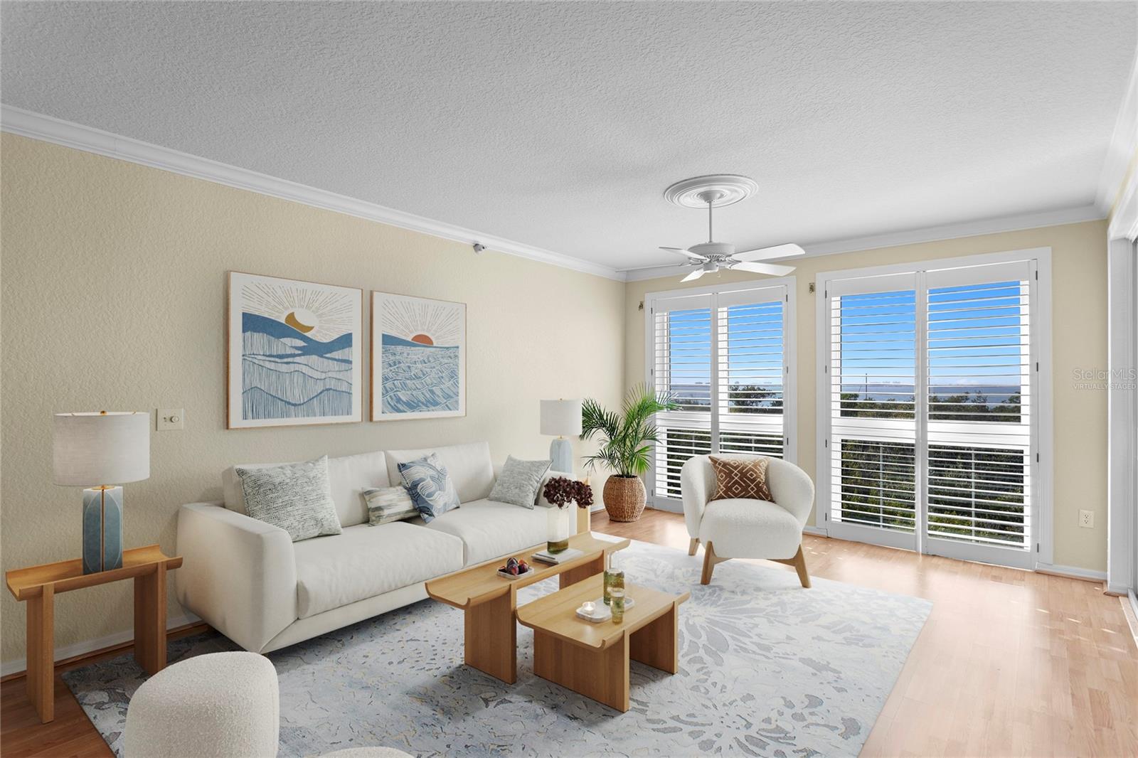 Virtually Staged photo of Living Area