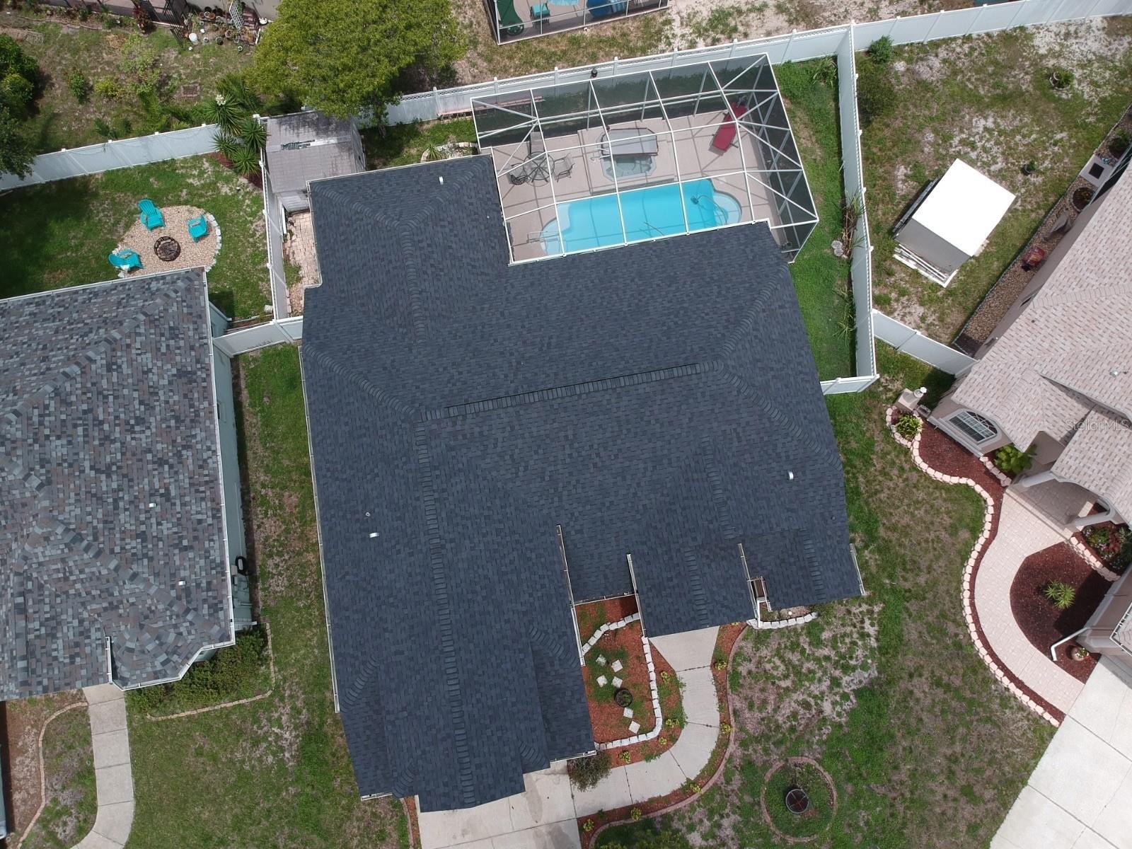 Prior to solar panels being placed