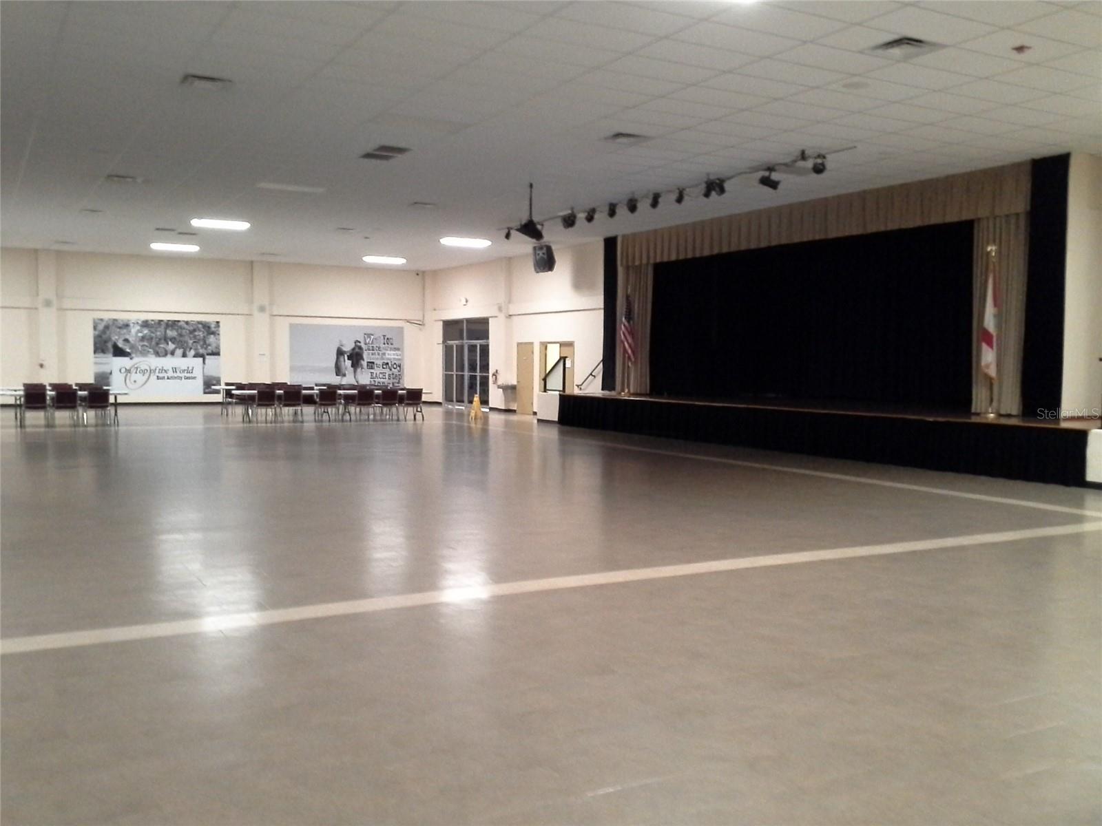 Auditorium for Dances, Shows, Concerts and Voting