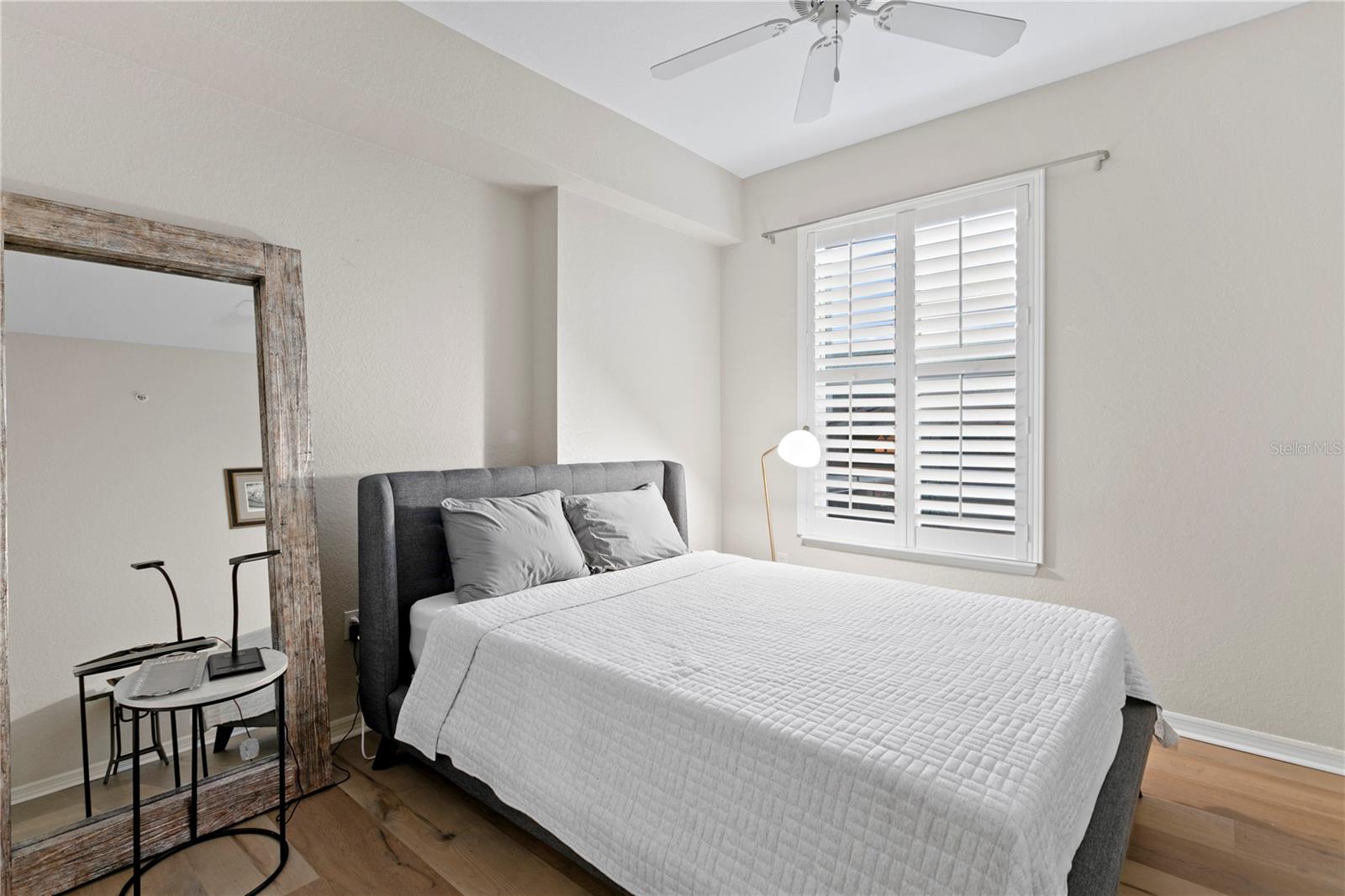 The nicely appointed third bedroom