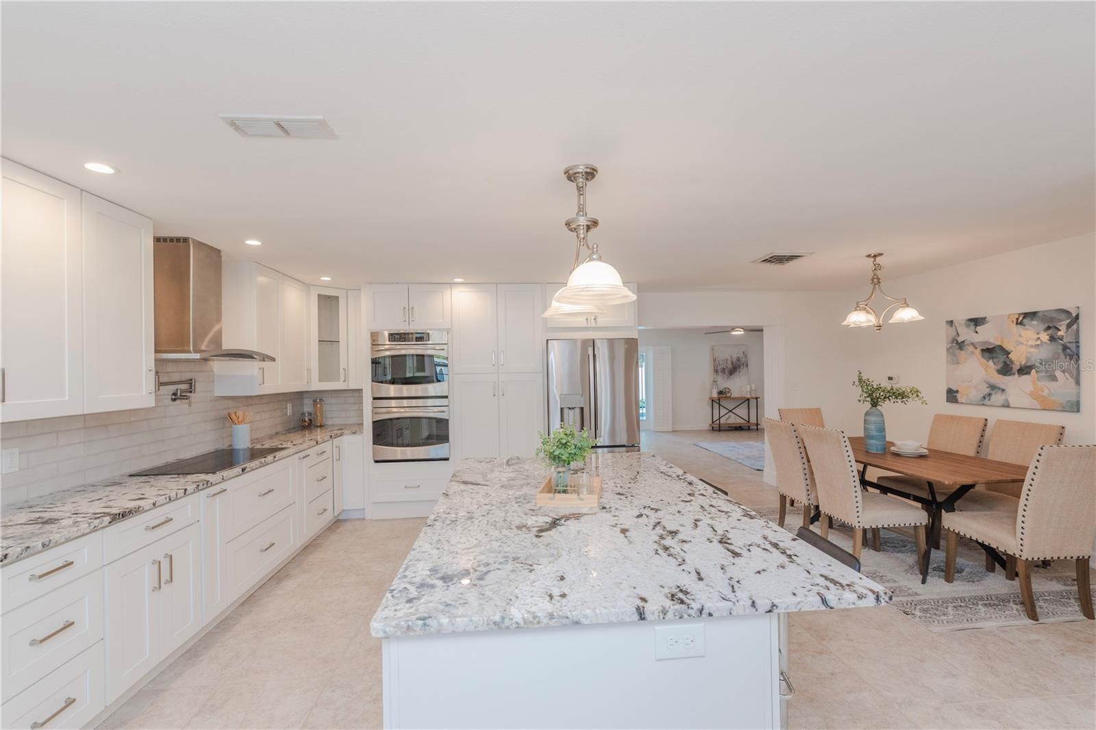 Upgraded granite, stainless steel appliances.