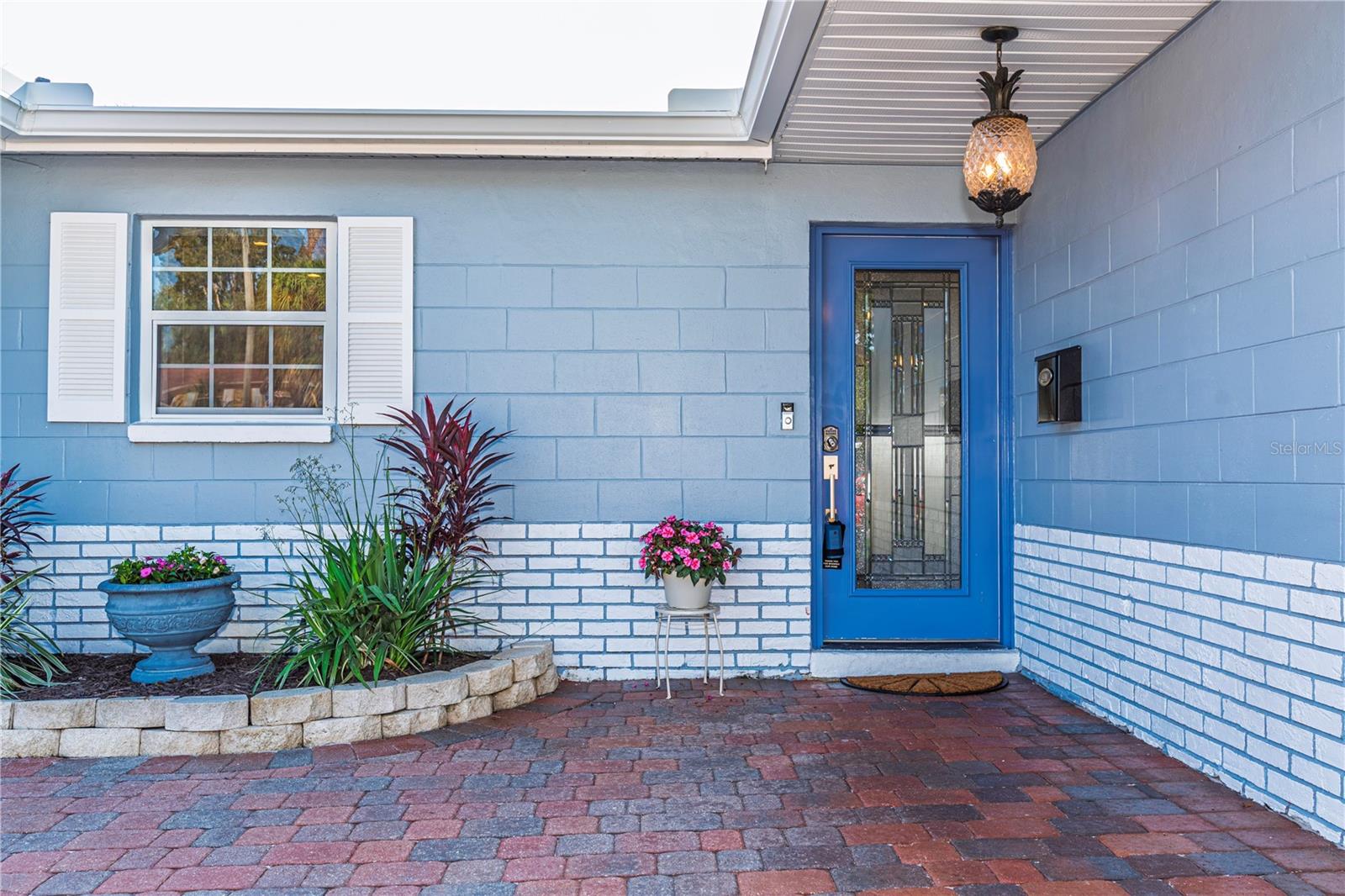 Welcoming front entry.