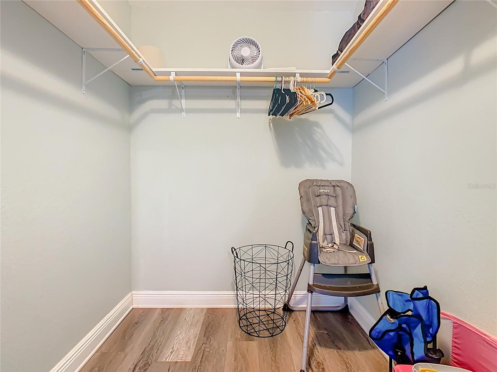 Large Closets in Each Room