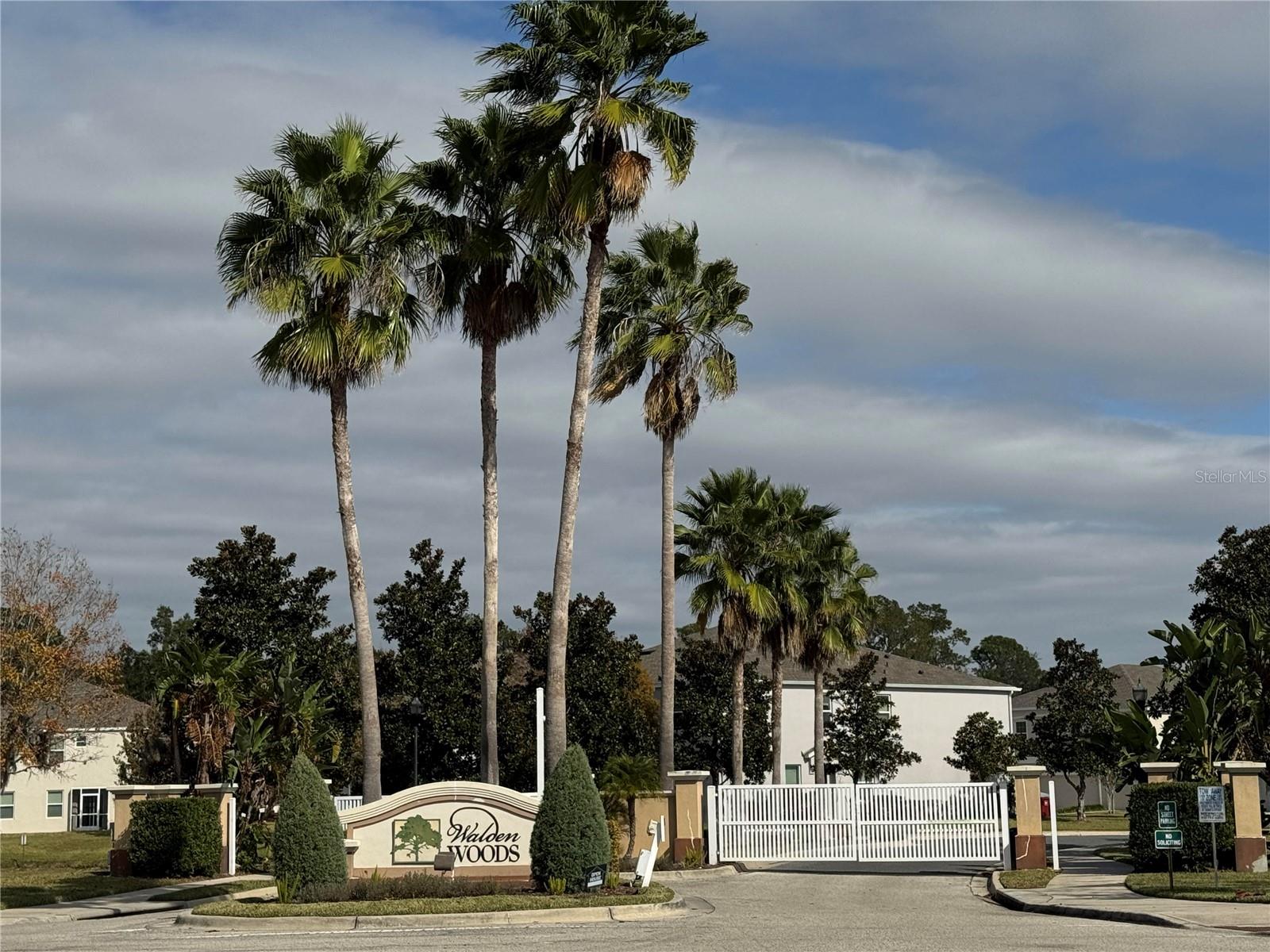 Gated Front Entrance
