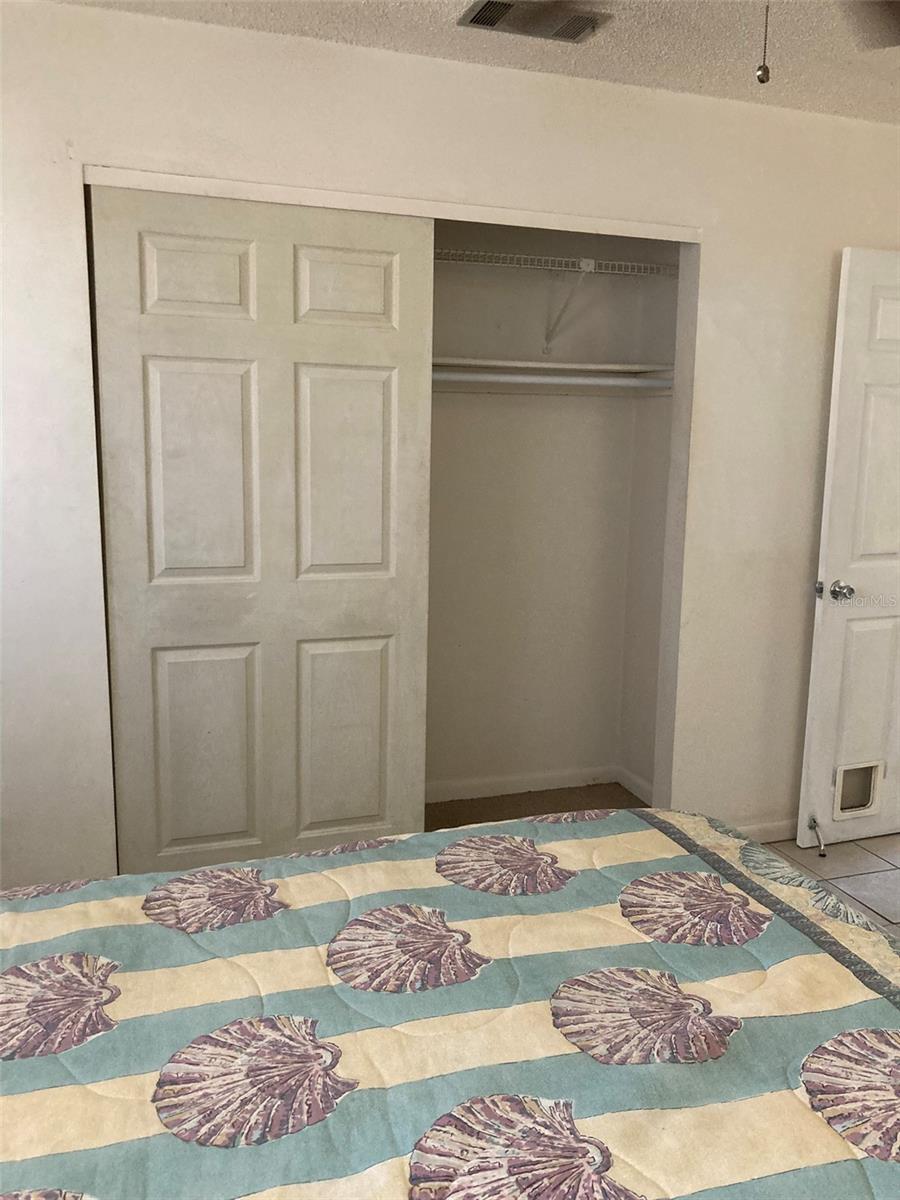 2nd closet in the bedroom