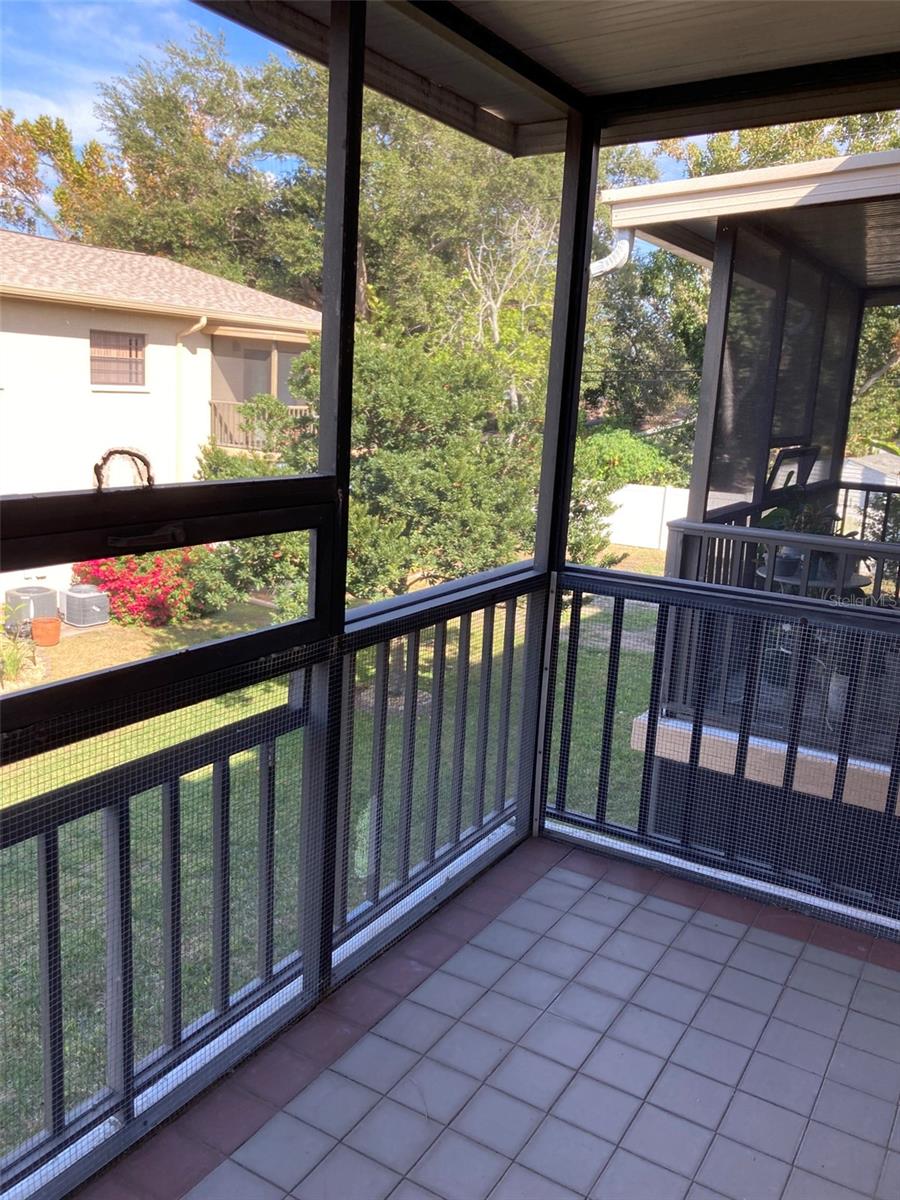 Balcony view to the east