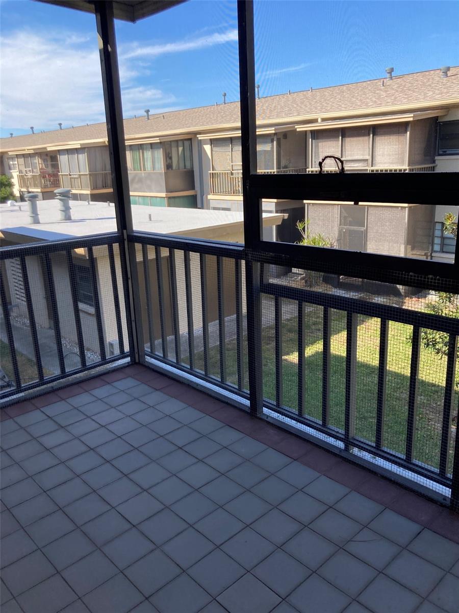 Balcony view to the west