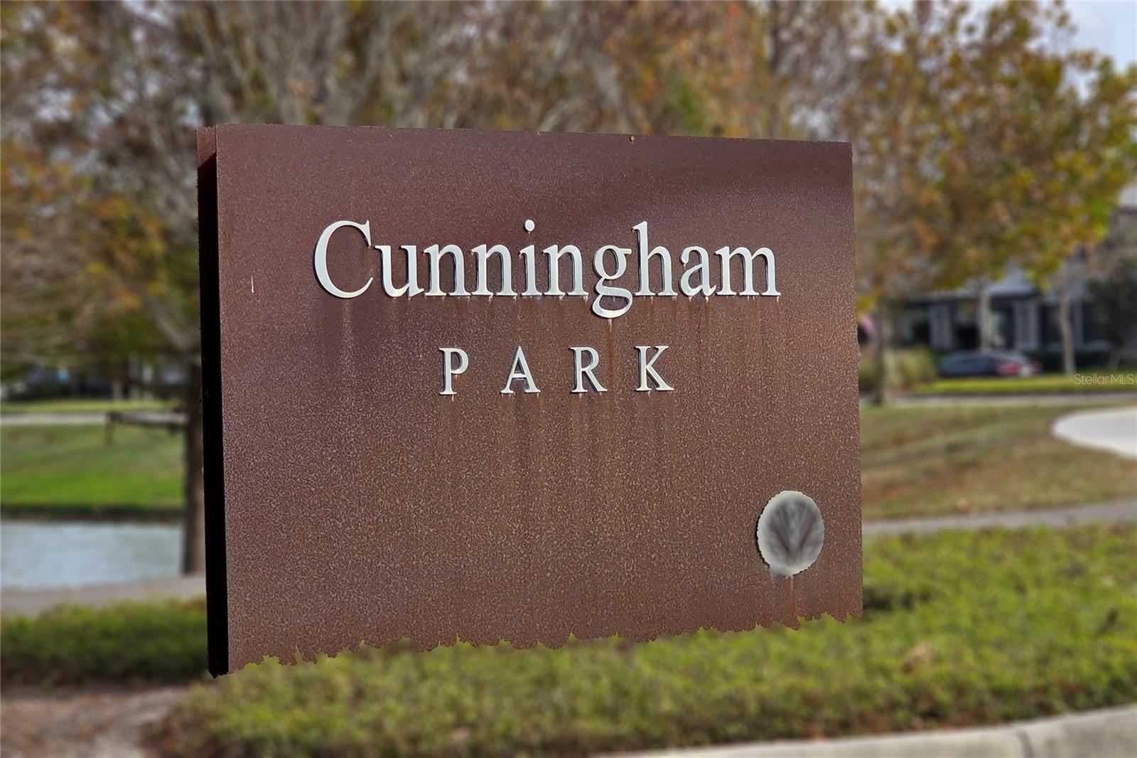 Cunningham Park - includes shady picnic tables, lake, community garden center and more...