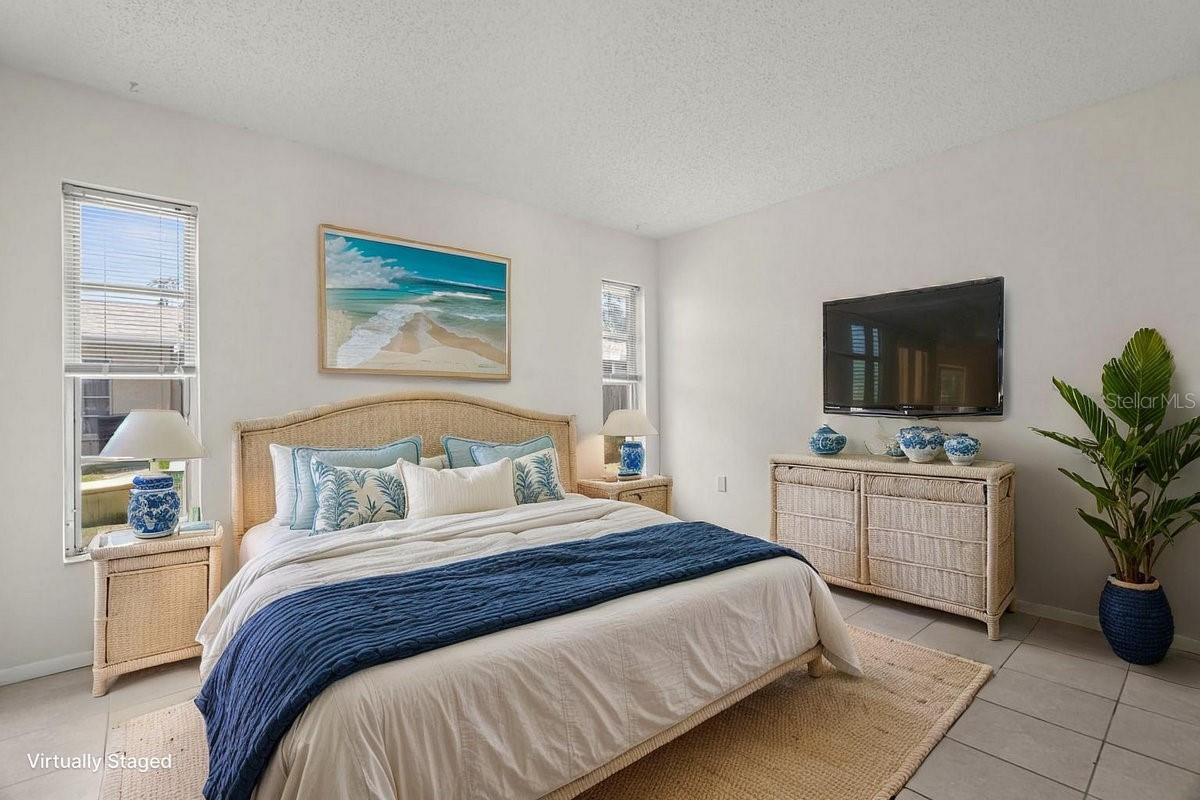 Staged Master Bedroom