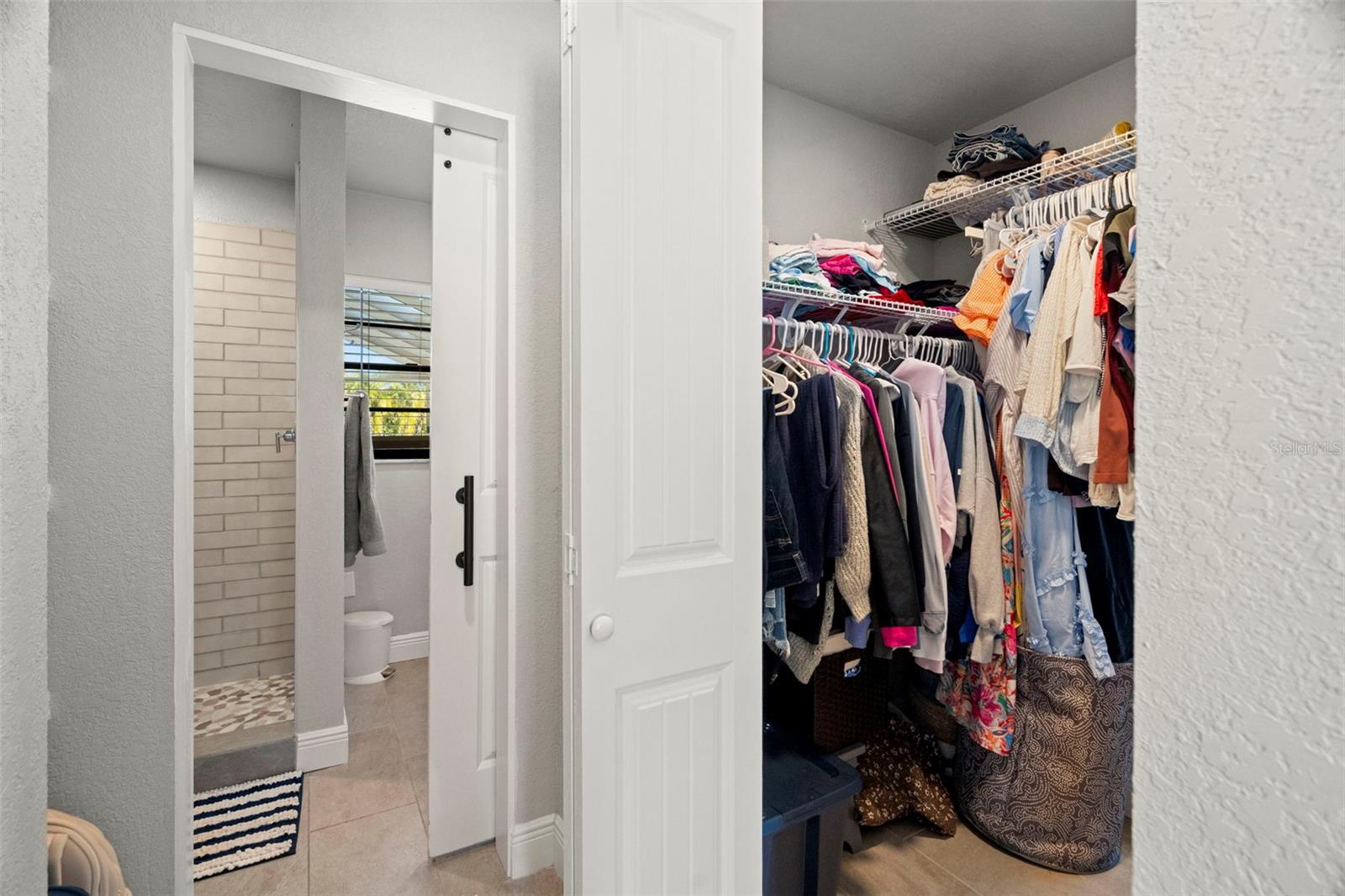 bedroom 3 with walk in closet and attached bathroom