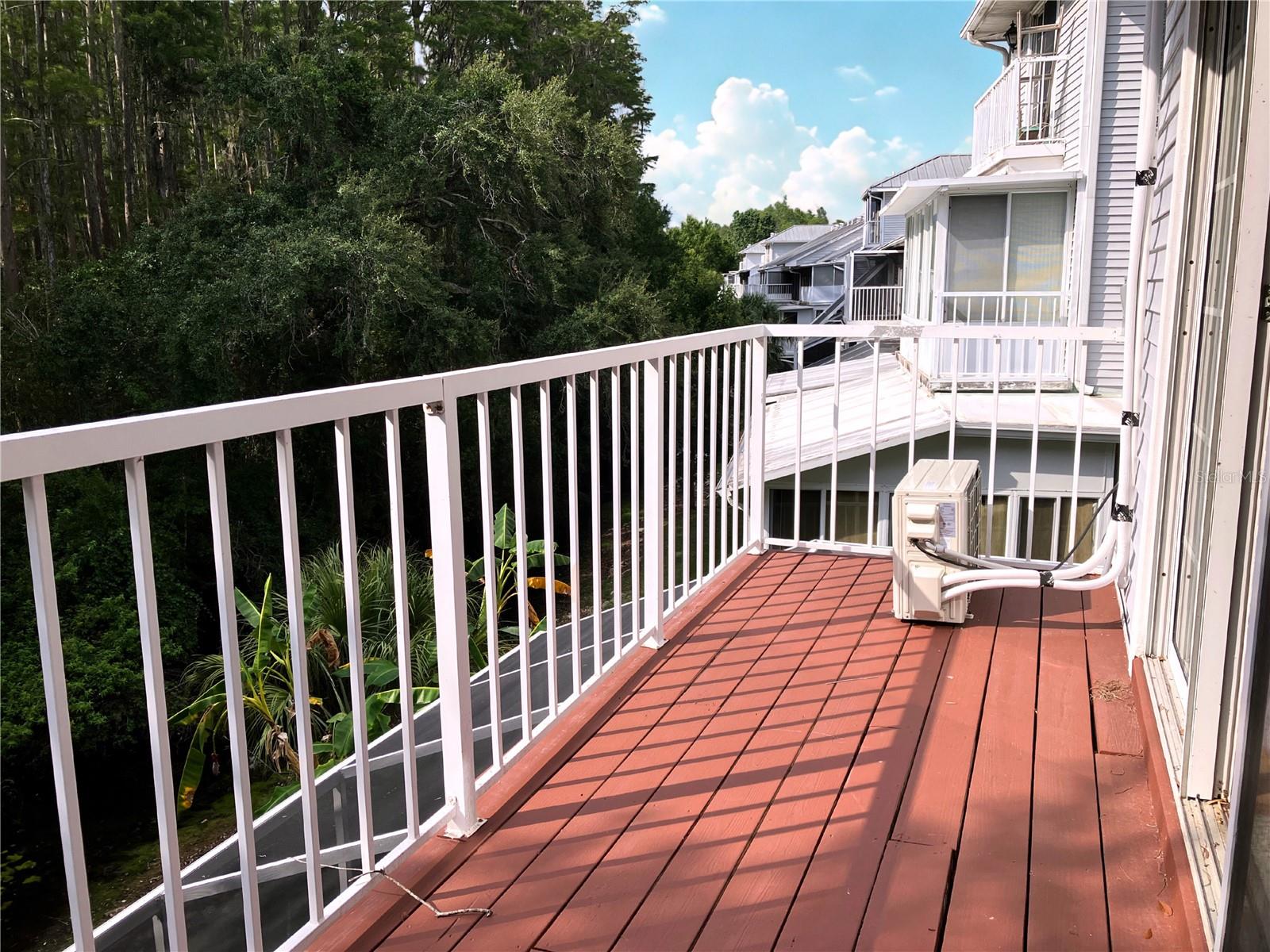 Multiple balconies to see the beautiful preserve