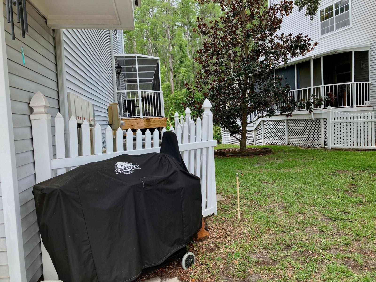 Plenty of space for your grill