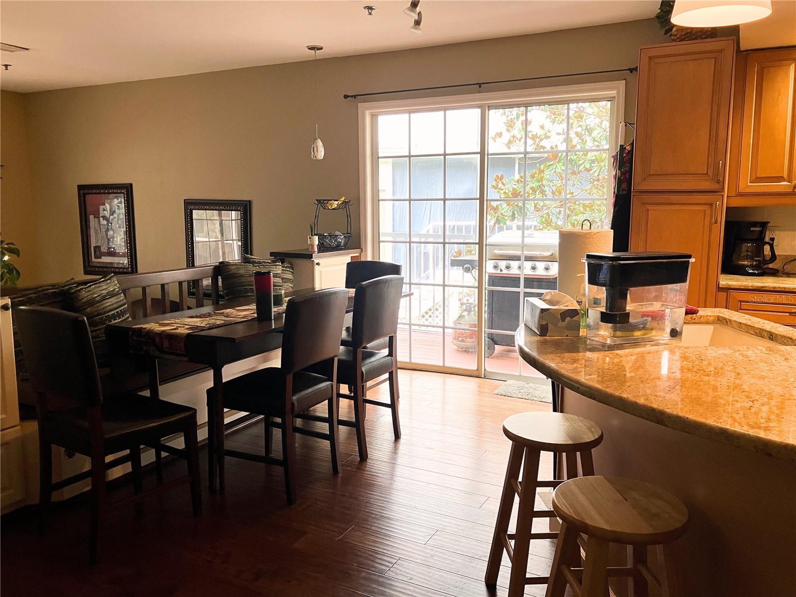 Beautiful flow to the balconies