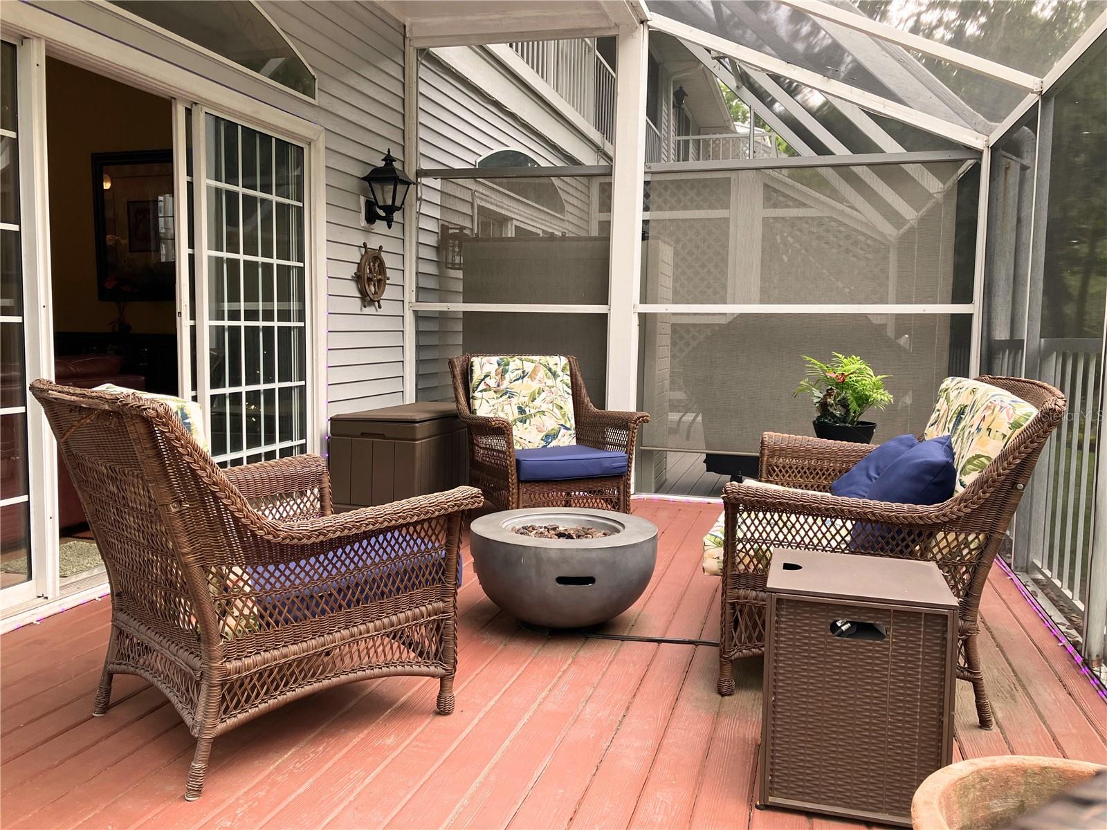 Excellent views of preserve from the large balcony