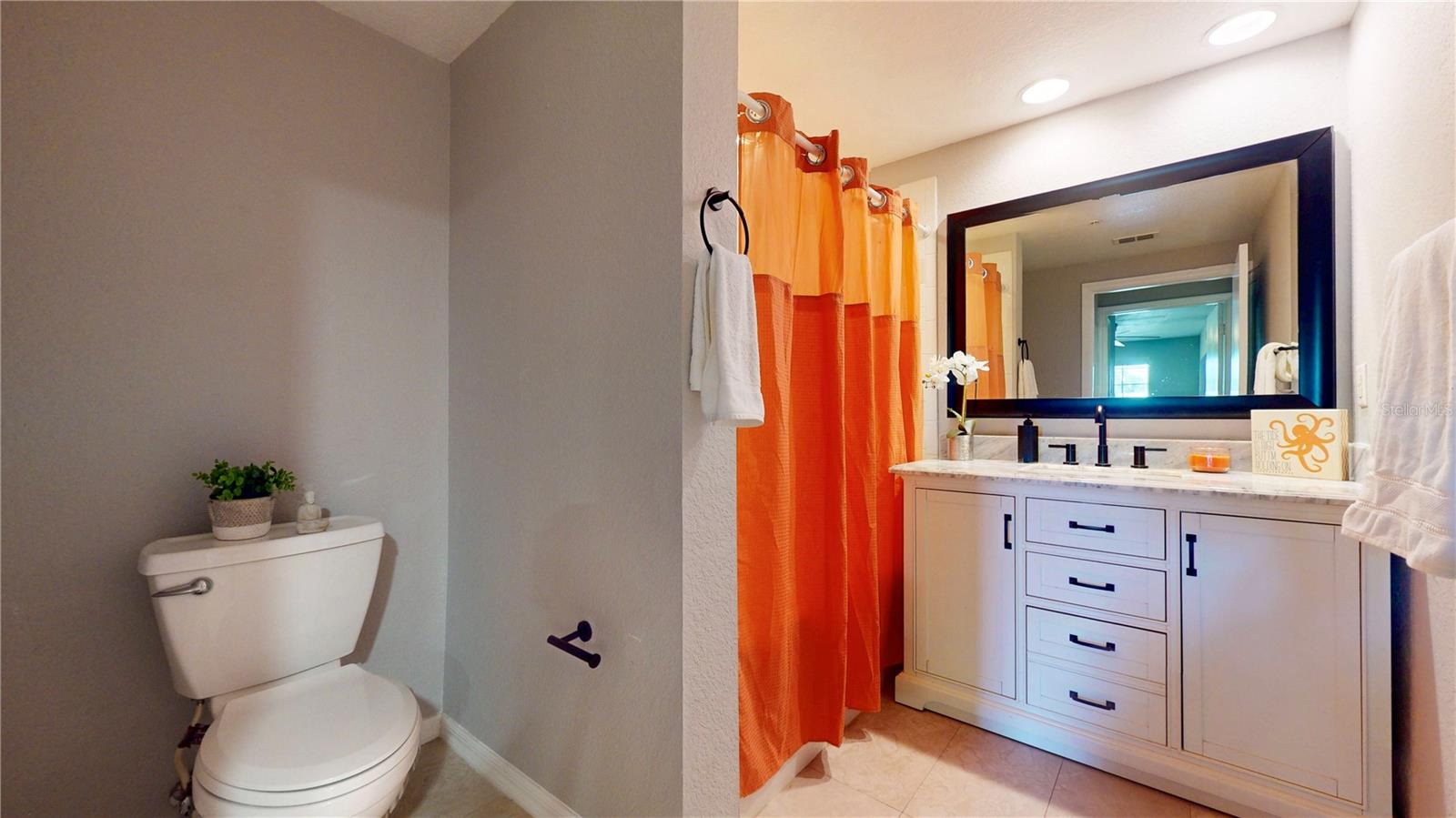 Primary bathroom with tub