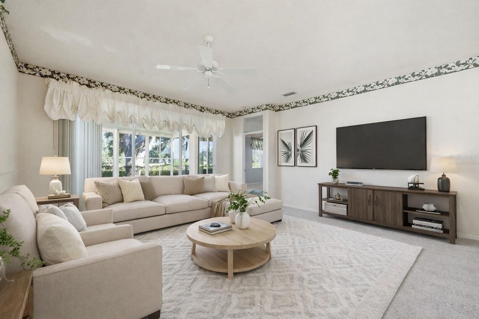 Living Room - Virtually Staged