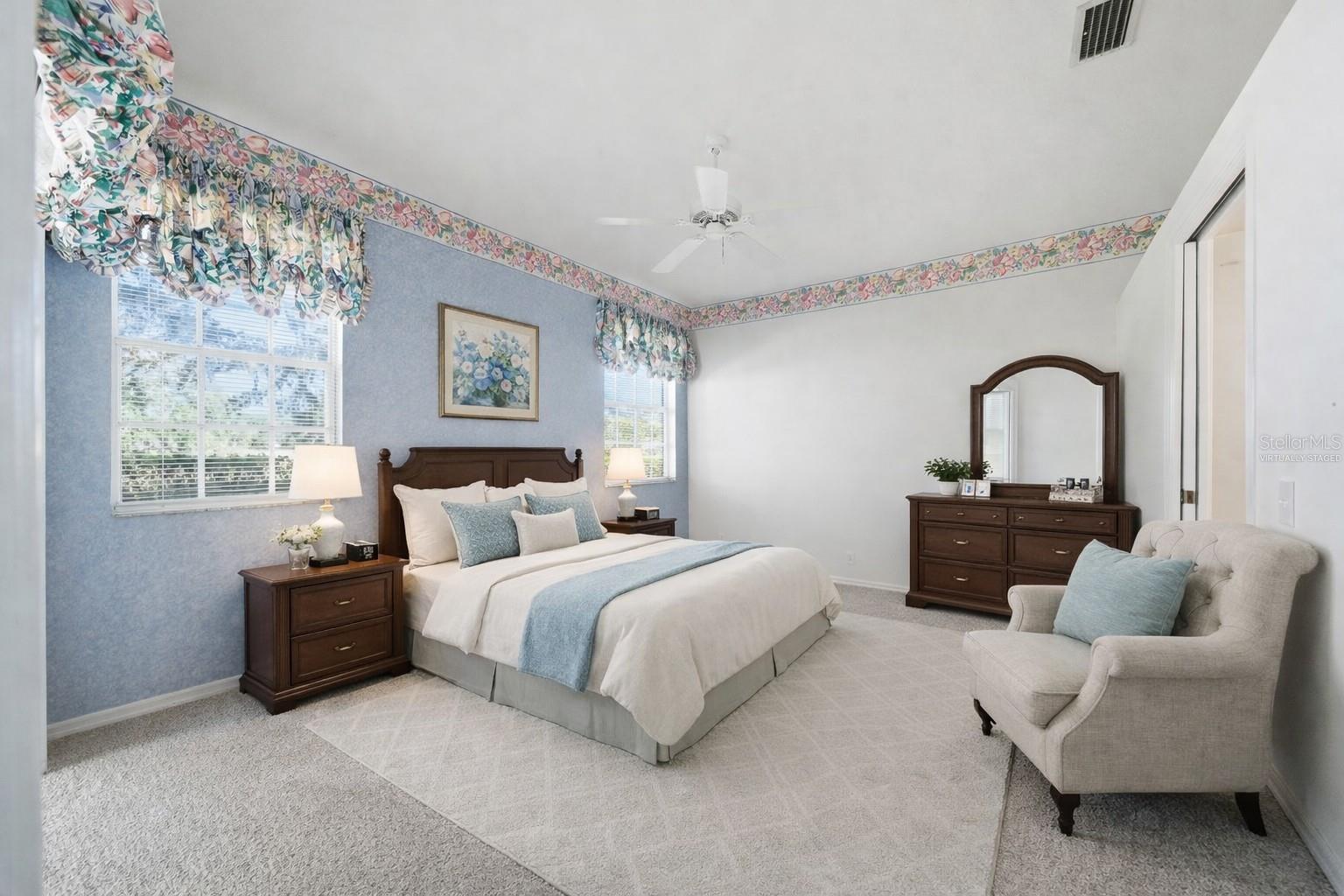 Primary Bedroom -Virtually Staged