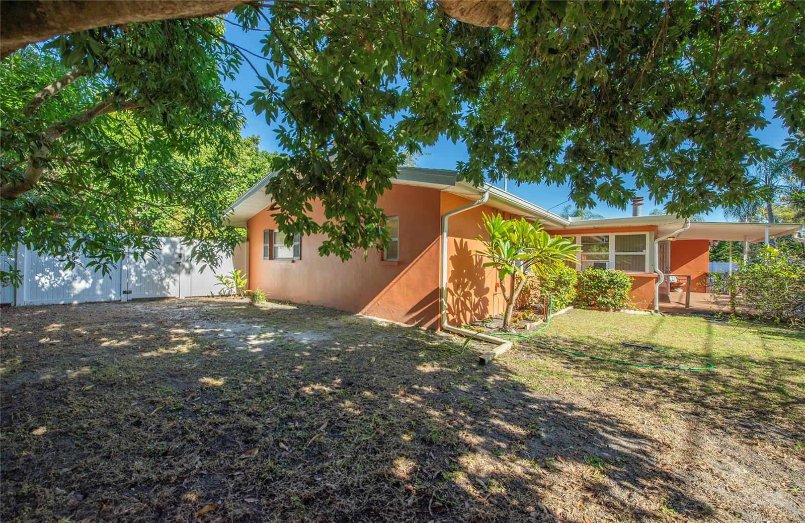 Side of the house/yard