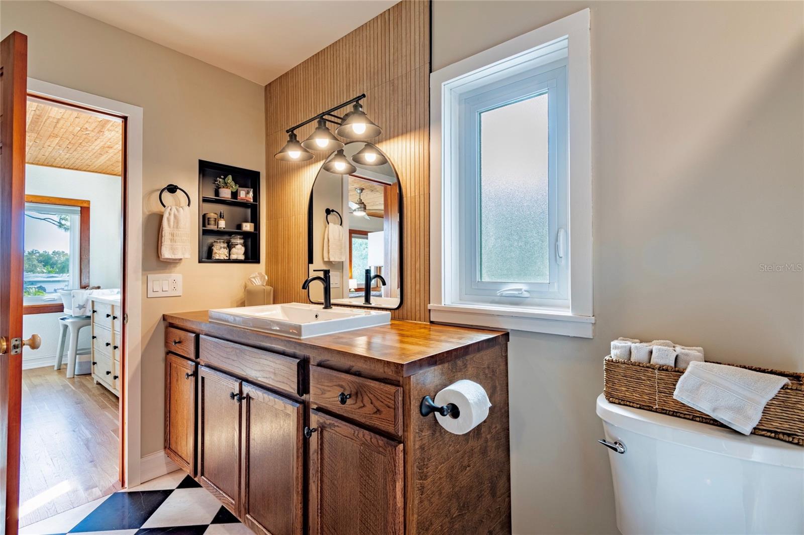 Upstairs guest bathroom