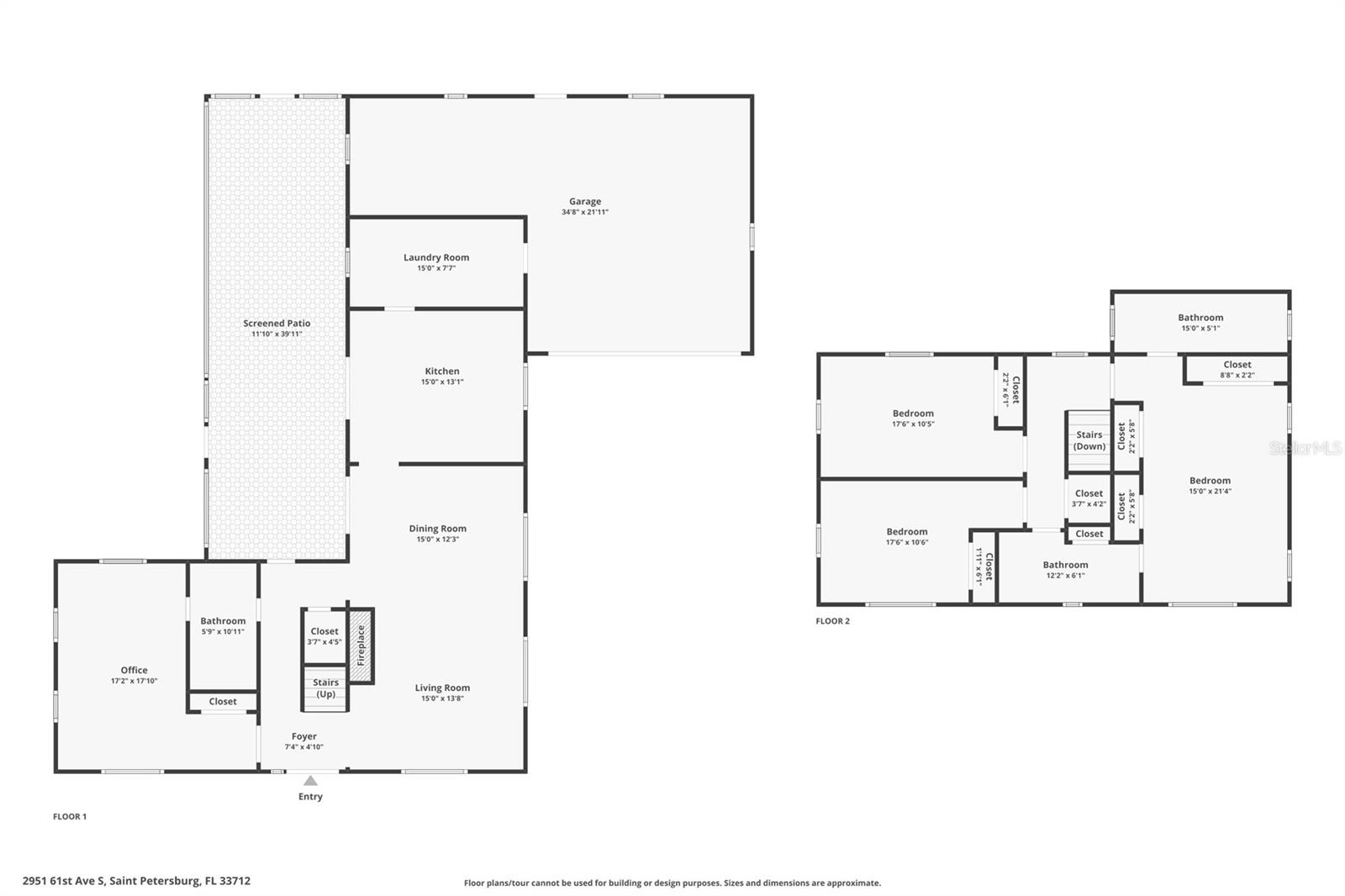 Combined floorplan