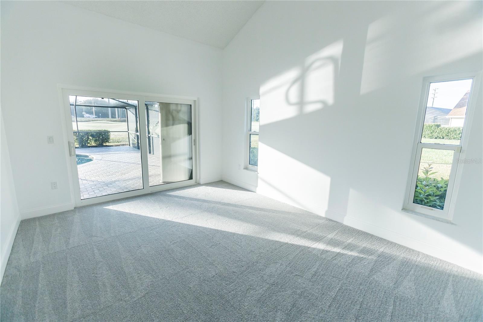 Primary Bedroom Sliding Doors to Pool