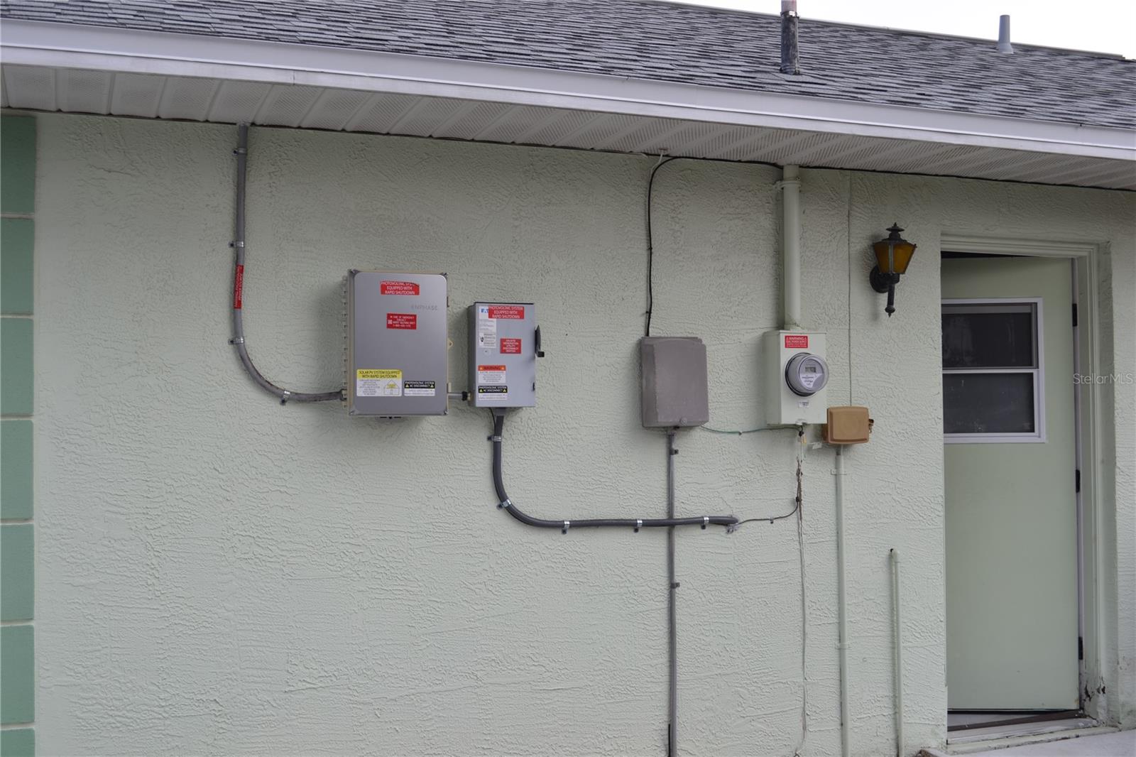 Pre-wired for solar panels