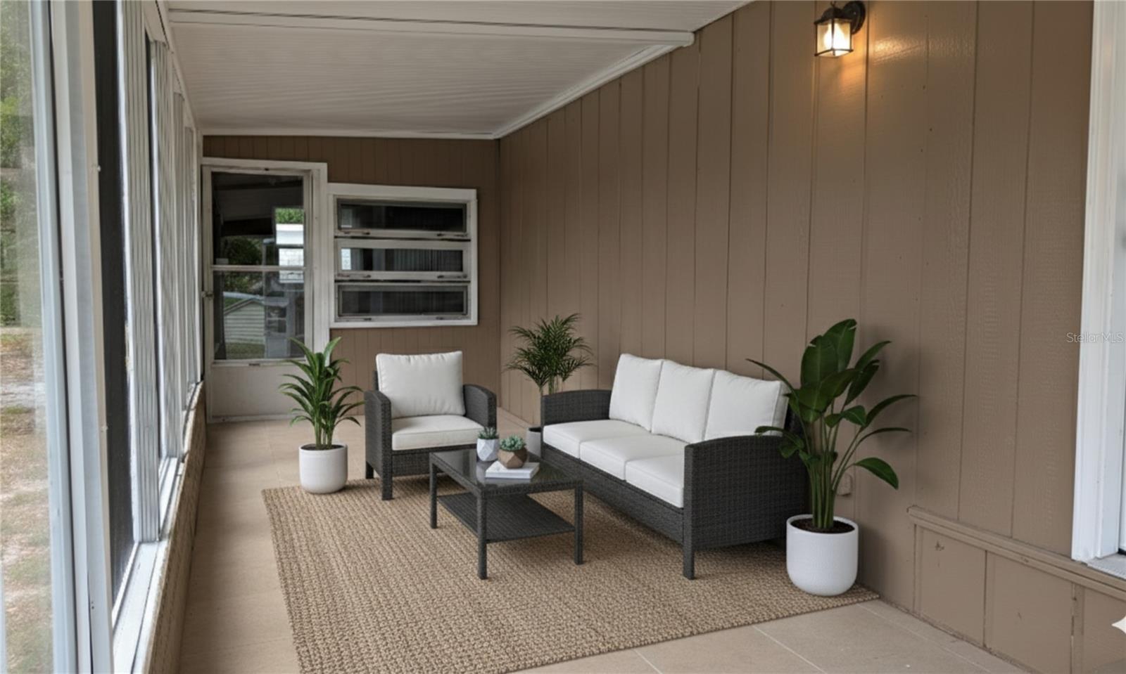 Virtual stage front porch