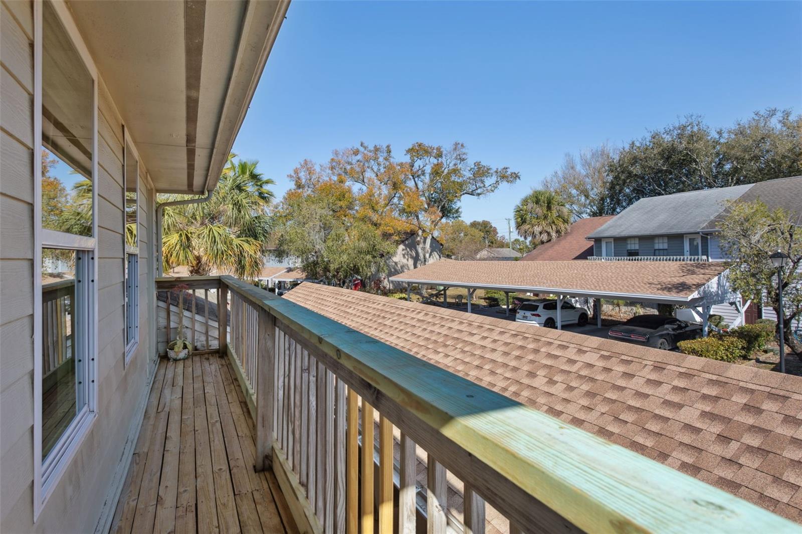 joint balcony off guest bedrooms