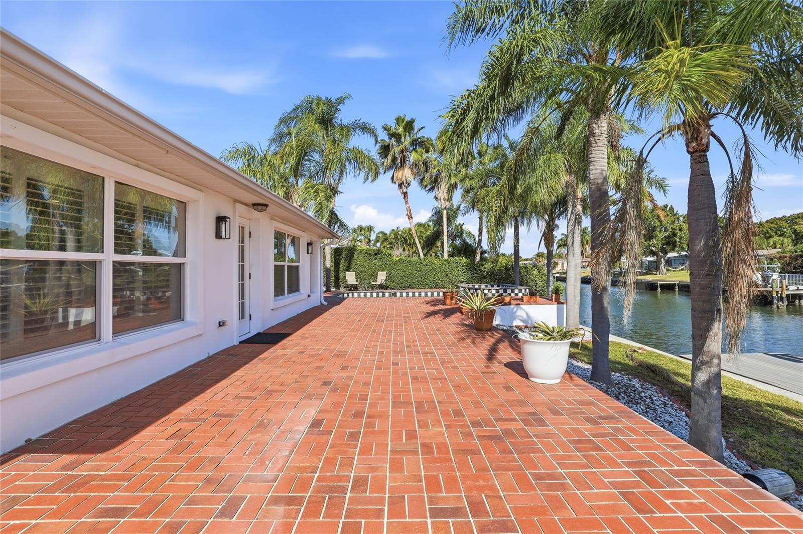 Backyard, Brick Patio