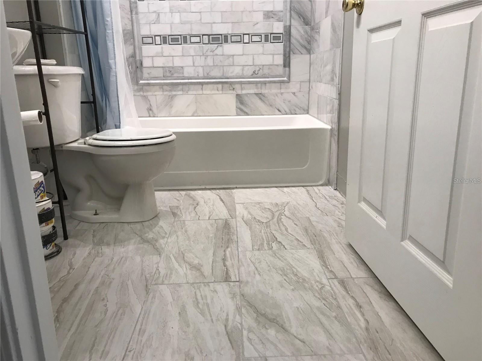 THERE IS CURRENTLY A SHOWER DOOR