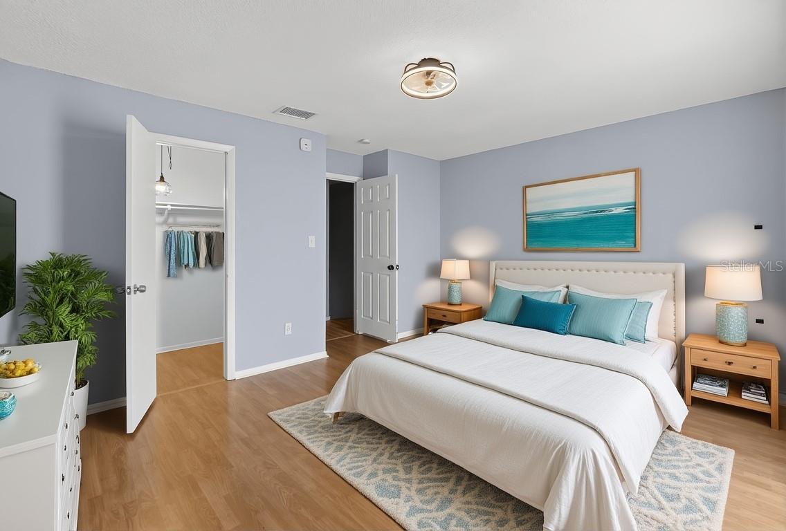 3rd Bedroom with walk-in Closet