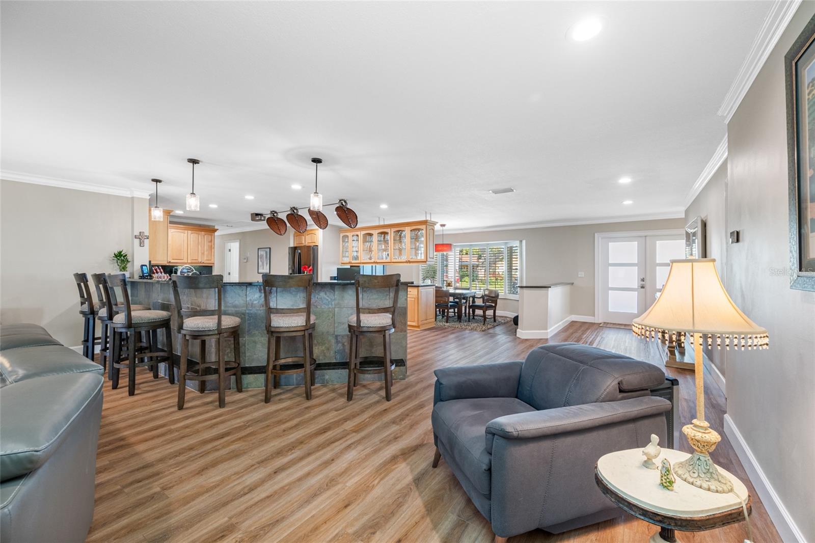 View of Kitchen from Living Room