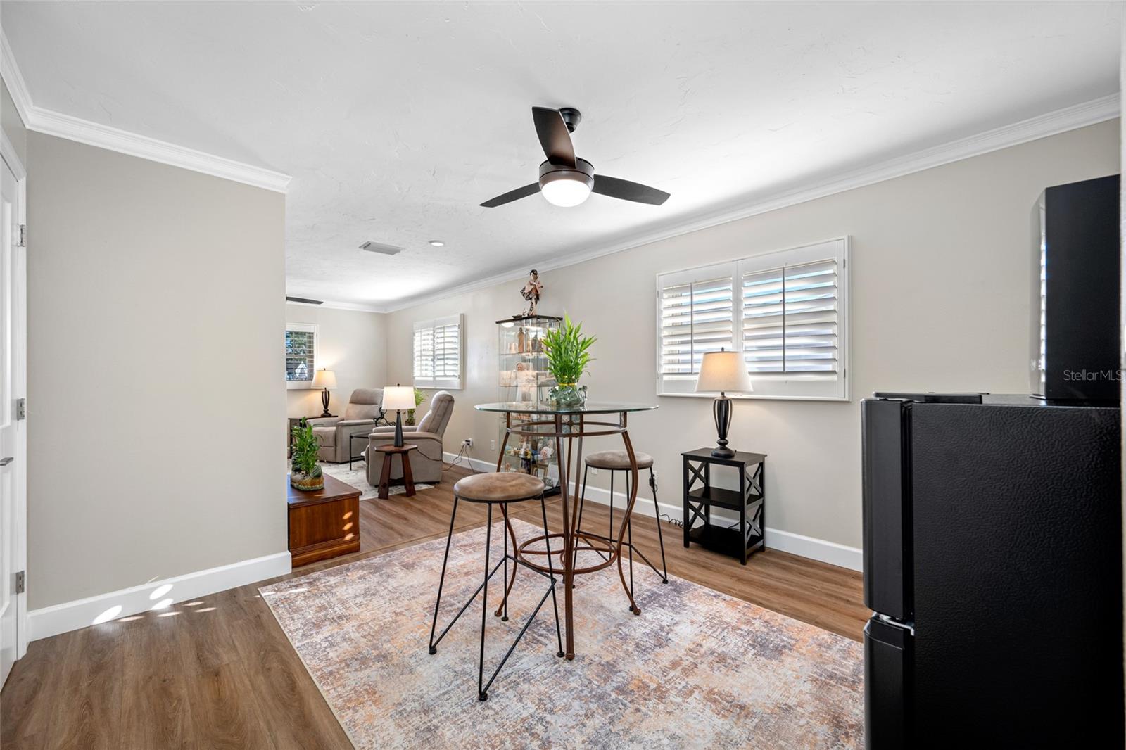 Coffee Room and Sitting Room - Approximately 26' x 11.5' - In it's current use - perfect for single family, in-law or multi-generational living