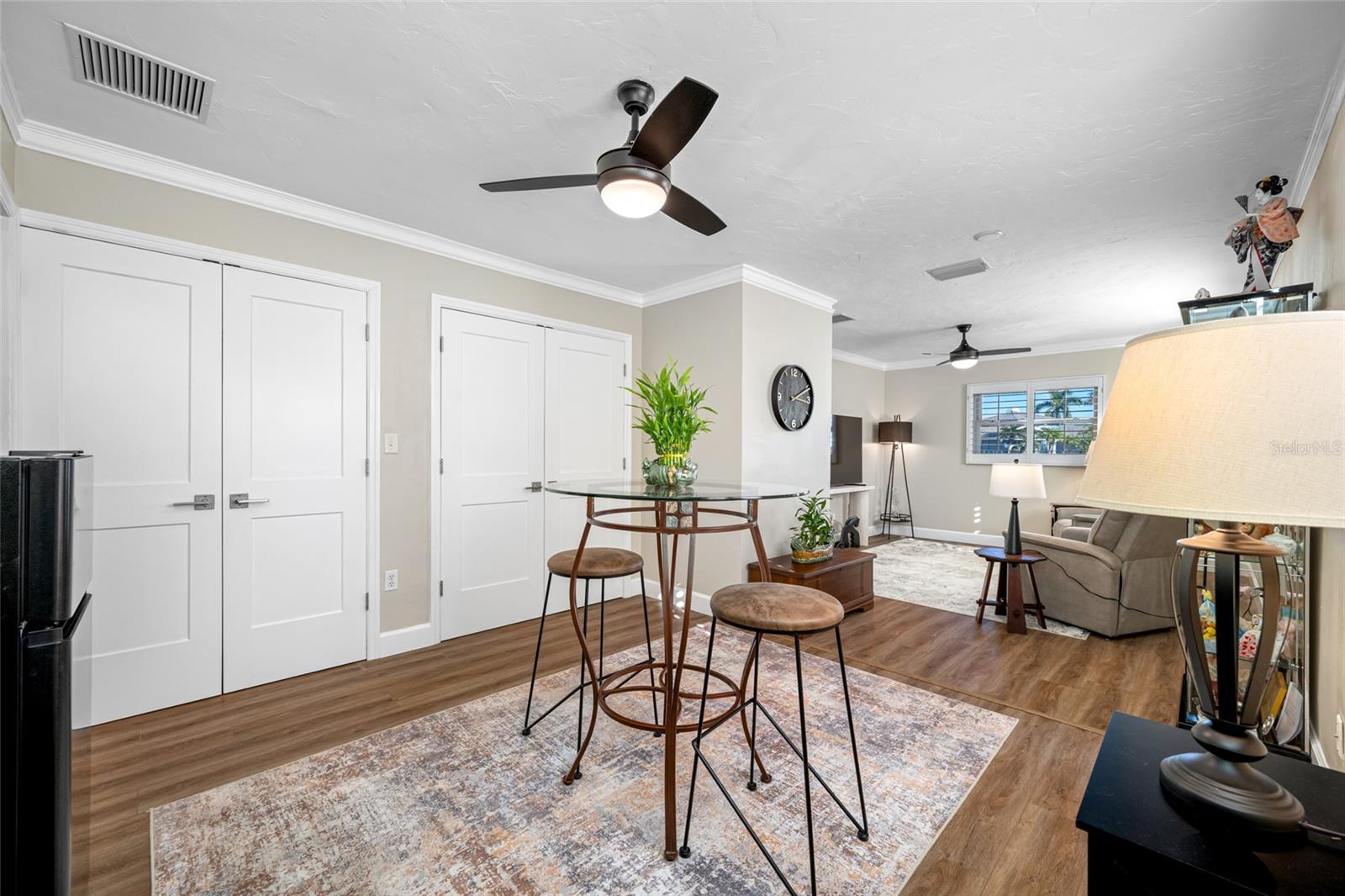 Bedroom #3 - Currently used as a Coffee Room - Nice Closet Space