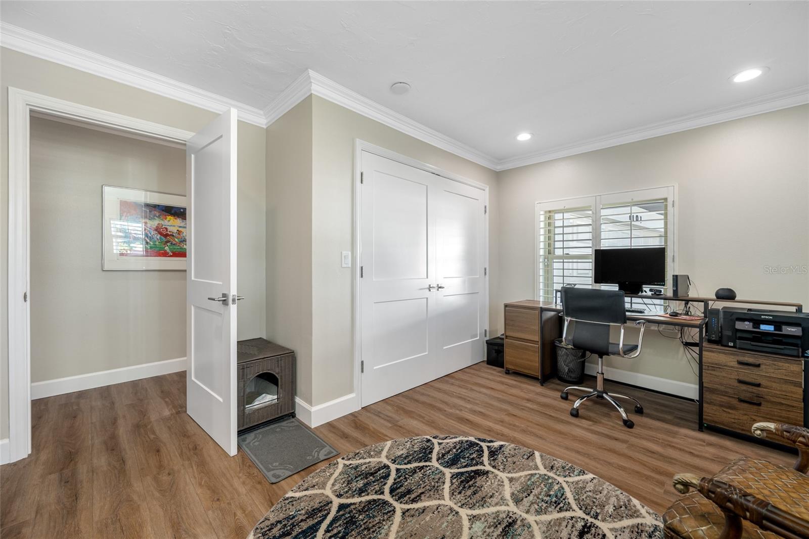 Bedroom #4 - Currently used as an office