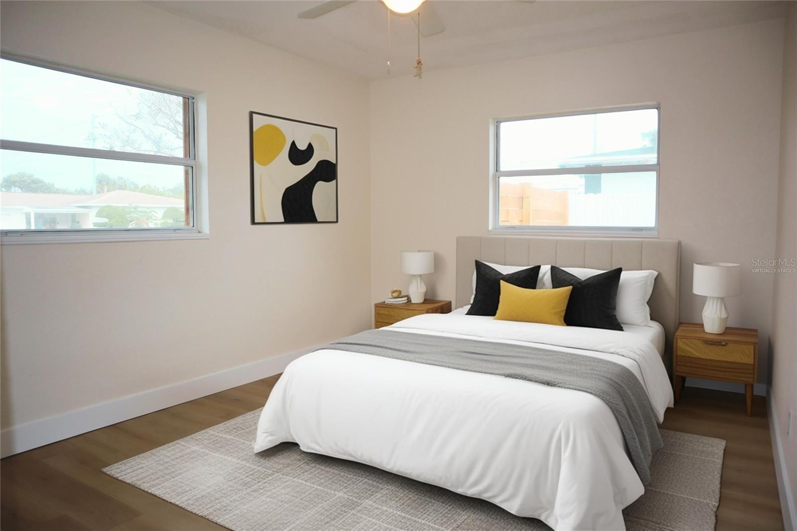 Third bedroom Virtually staged