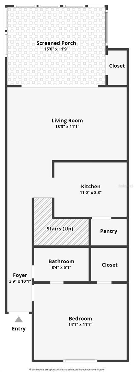 502 Bough Ave - floor plan, ground floor