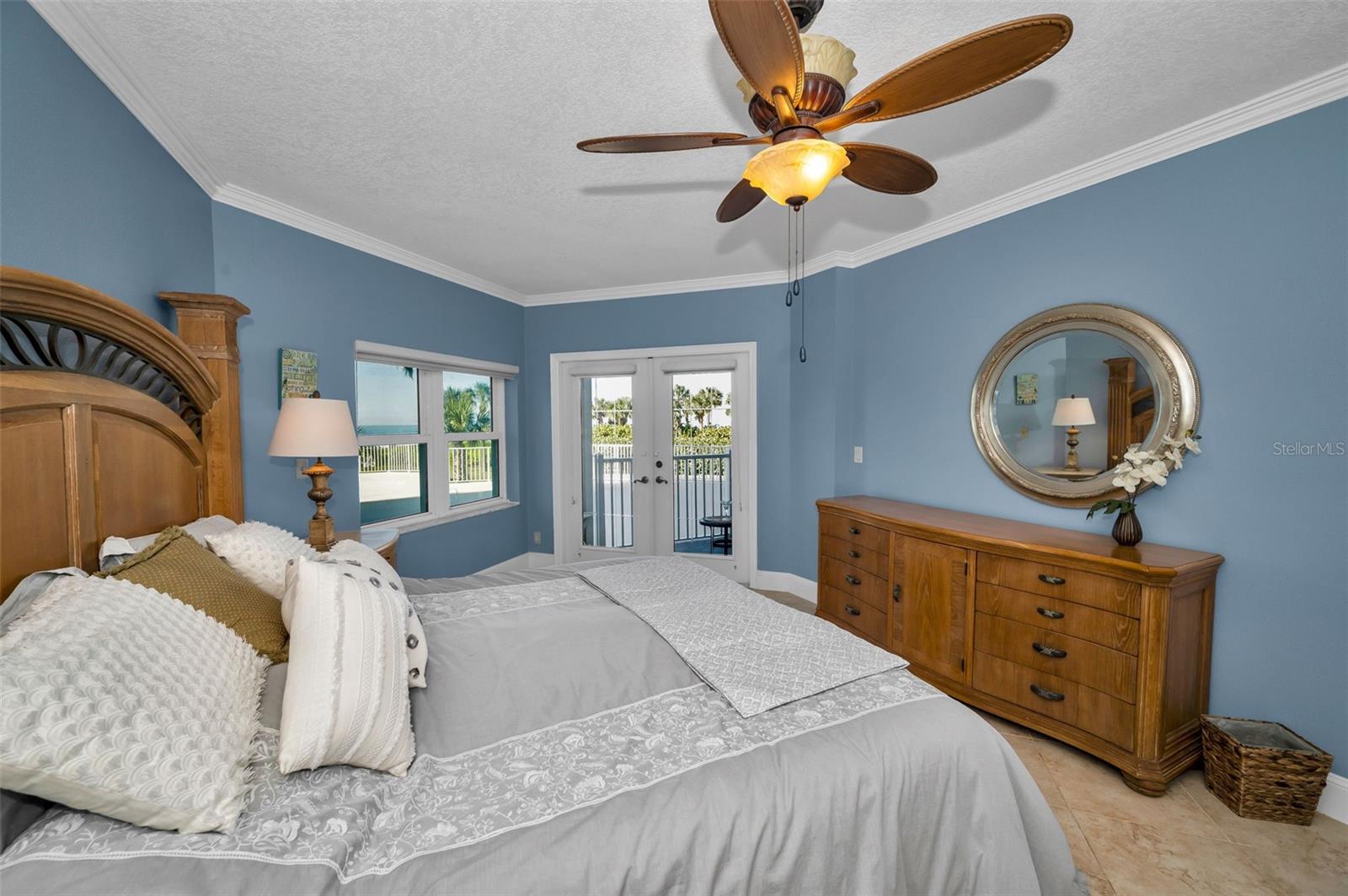 .. Impact Glass on Window-  Plus Storm Shutters on Window and Balcony. Great For Easy Shutdown When Leaving. Just Hit The Button and Your Good To Go..