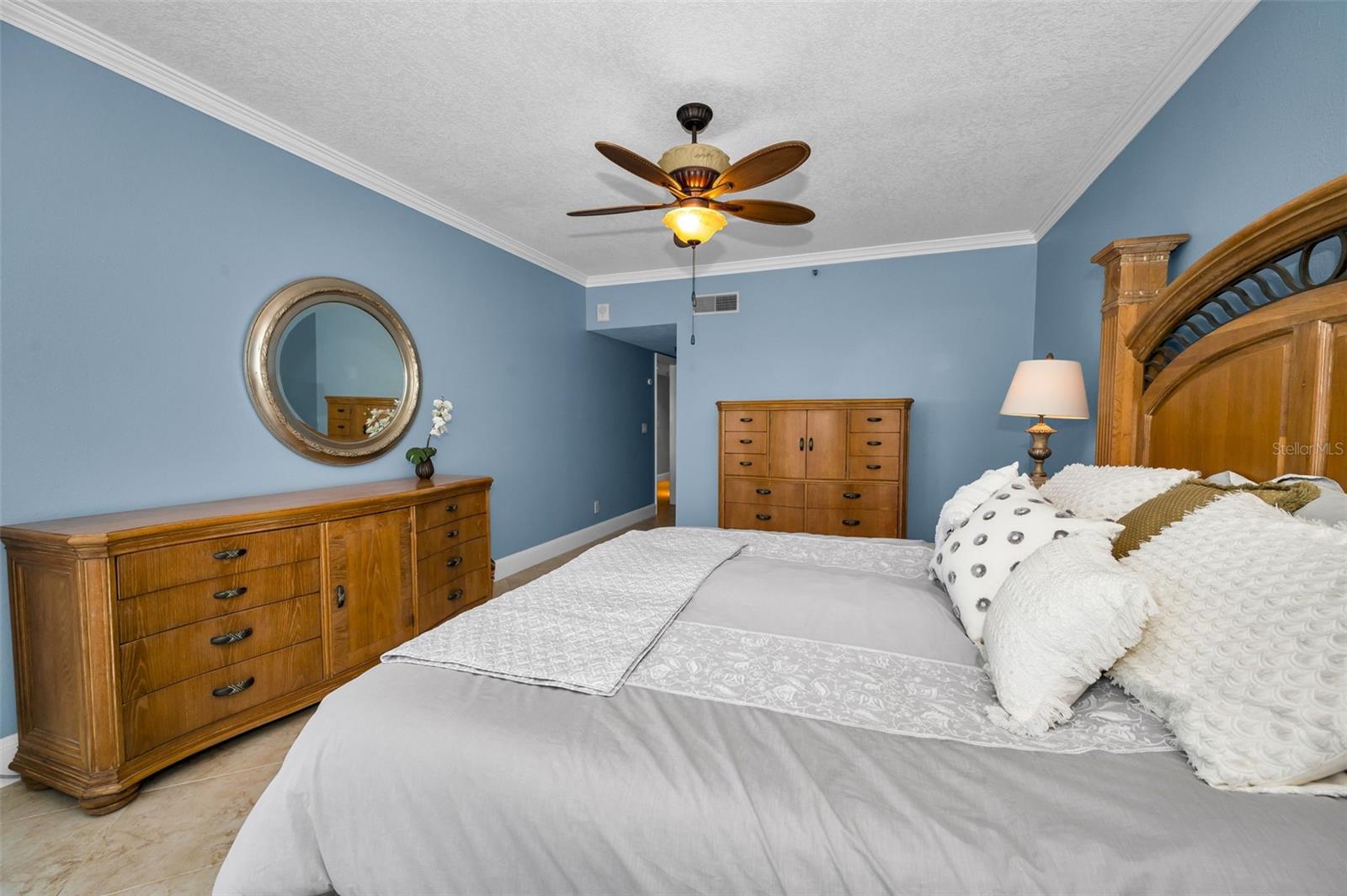 .. View Looking In From Beachside of Unit. Walk In Closet Behind Wall - Off Hallway.