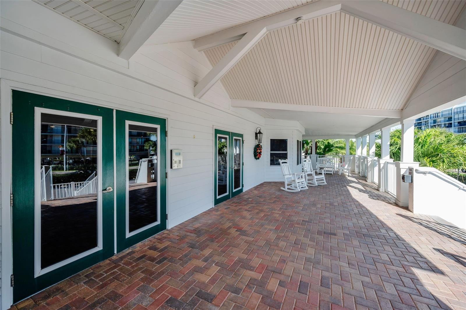 ... Beautiful Entrance of The Cabana Club . It Reminds Us of The Days Where You Could Lull Away an Afternoon. Sit And Have A Nice Conversation Without Worrying About the Time.