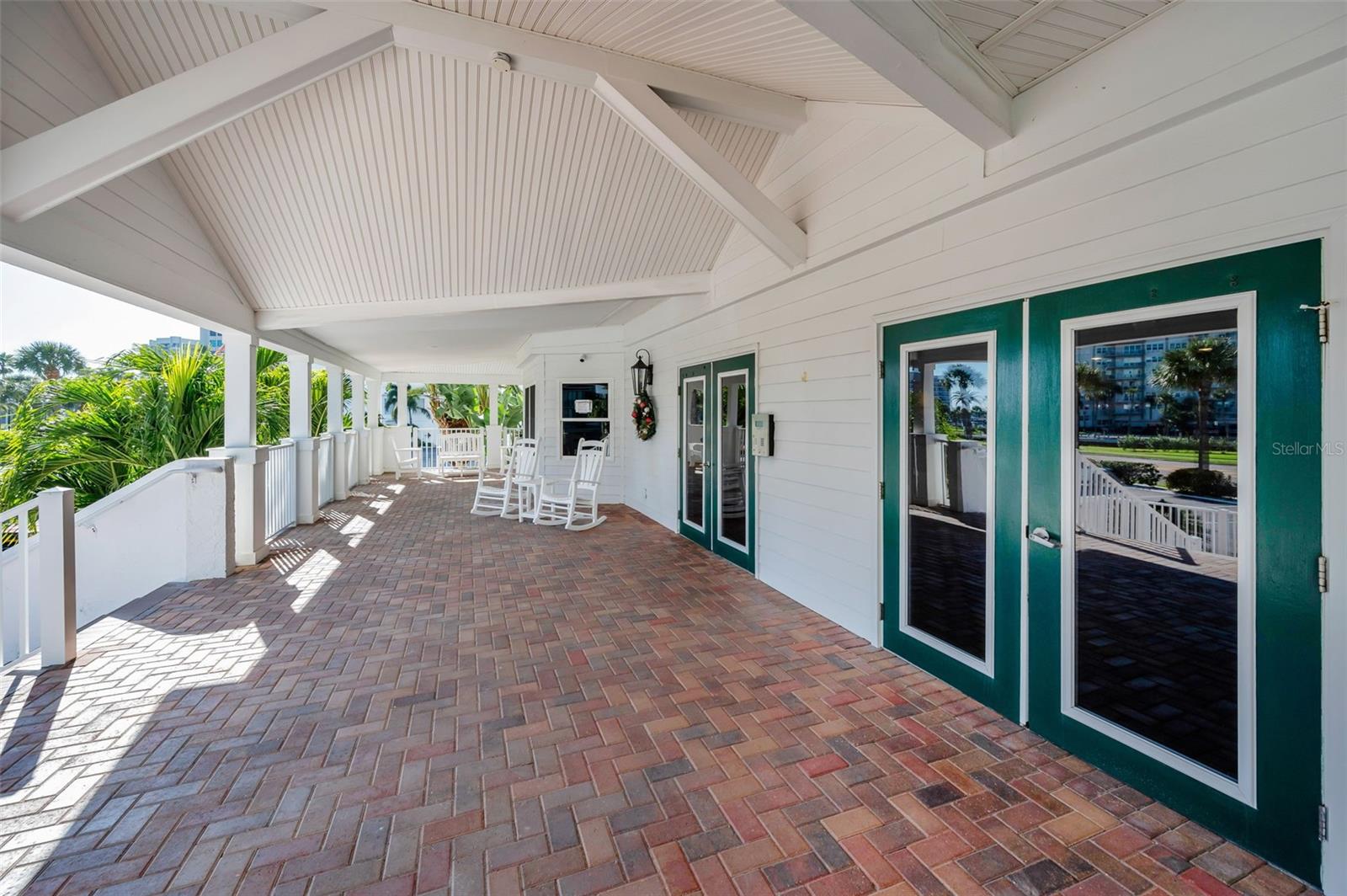 ...It's Hard To Find Buildings Anymore That are Pleasing To The Eye. That Have A Sense of Style About Them. A Feel of Florida Living. The Front Porch of the Cabana Club Encompasses These Sentiments With Aesthetically Pleasing Architecture.