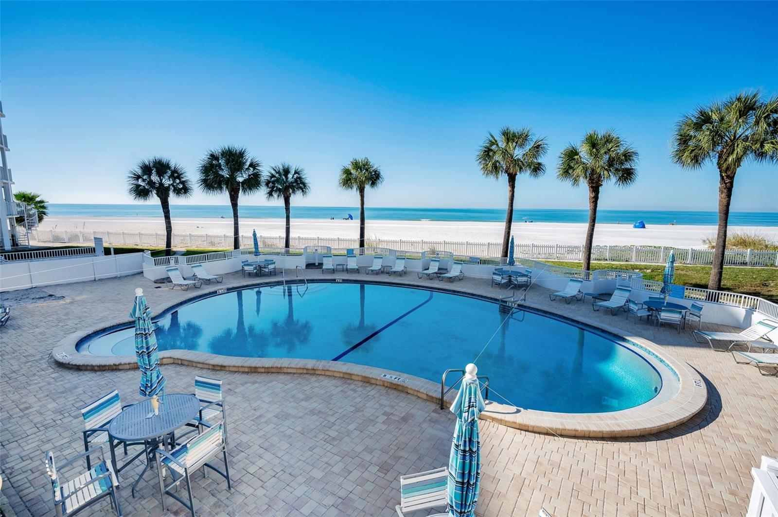 ... Gulf Front Geothermal Heated Pool . The Cabana Club Controls just over 300 Feet of Seawall on About a 2.8 Acre Lot. Wonderful Piece of Property.. Due to The Topography of the Land on Sand Key - The Beaches Are Never Crowded, Almost Semi Private  Due To A Lack of Public Parking.