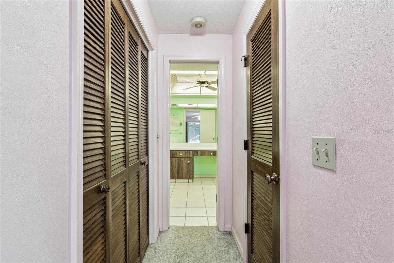 Primary bedroom Dual closets