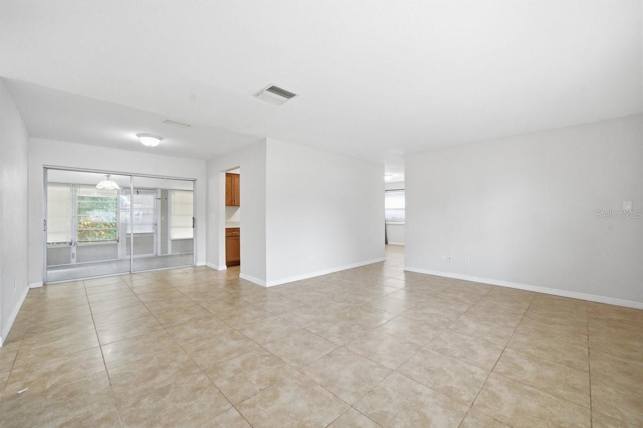 Spacious open floor plan